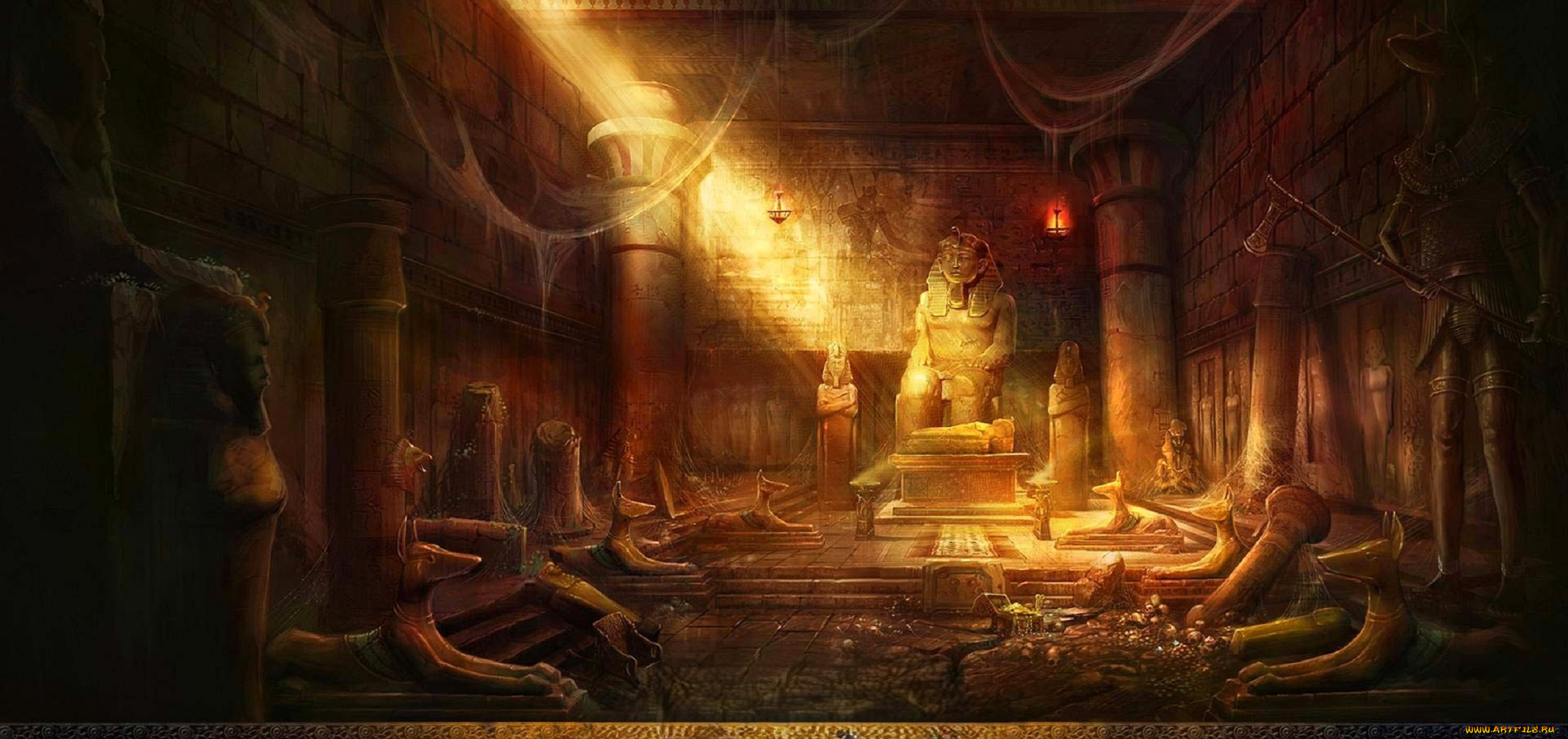 видео, игры, mummy, online, храм, статуи, колонны, египет