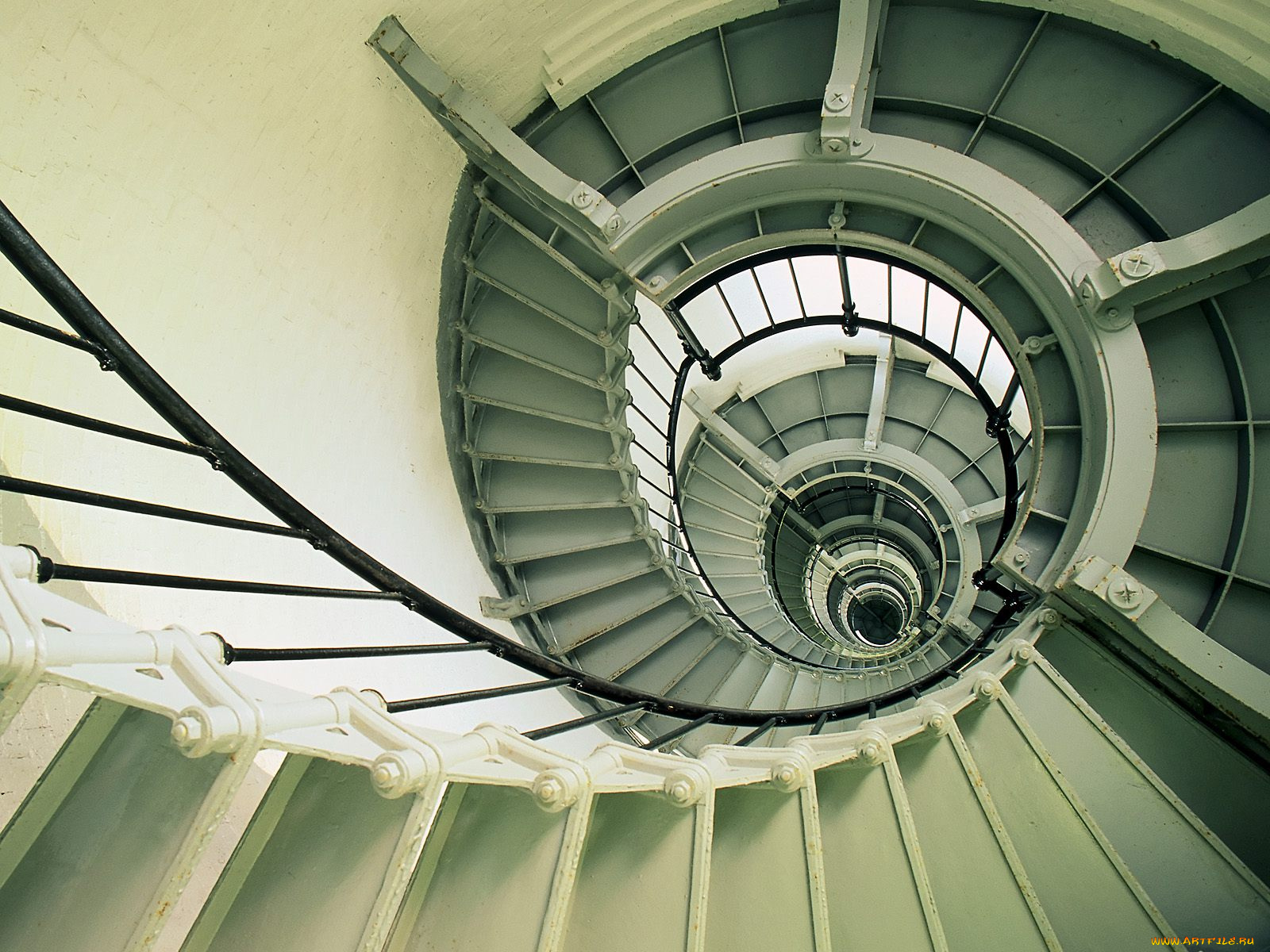 spiral, staircase, ponce, de, leon, inlet, lighthouse, florida, разное