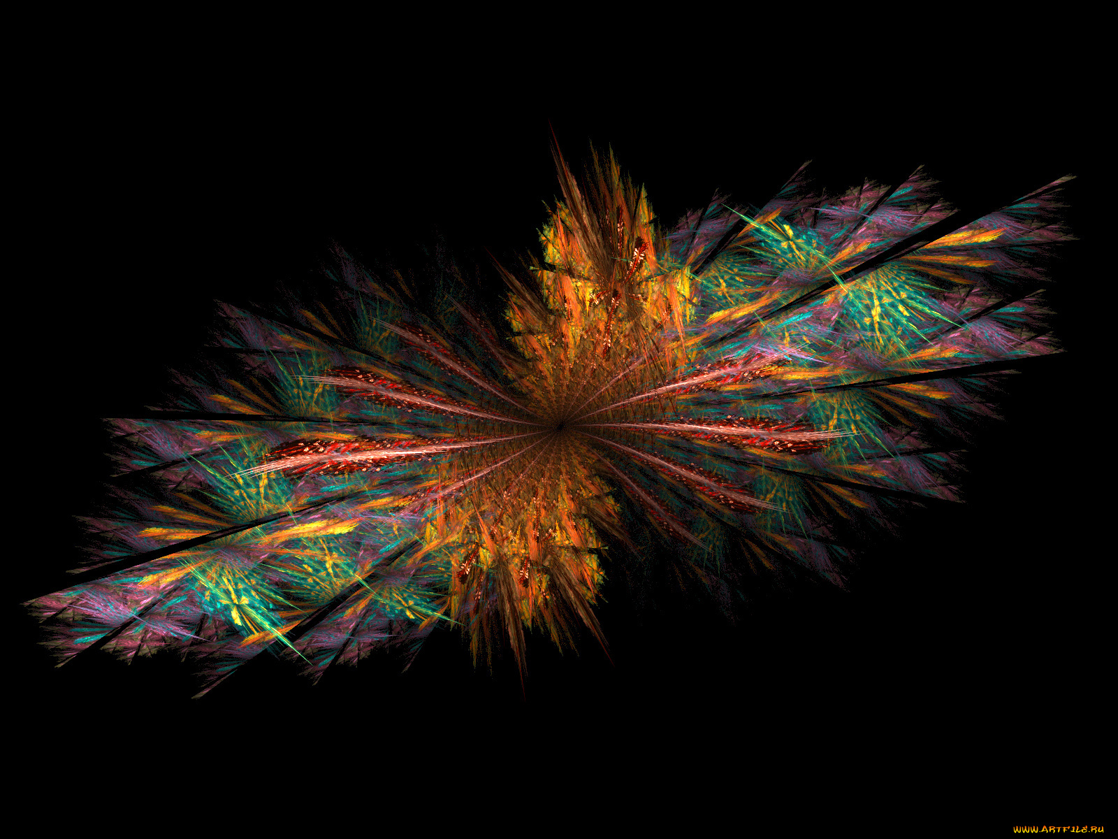 3д, графика, fractal, фракталы, фон, узор