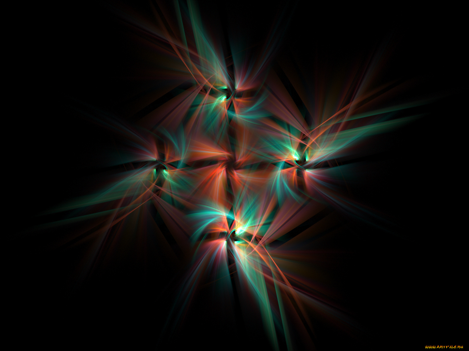 3д, графика, fractal, фракталы, фон, узор