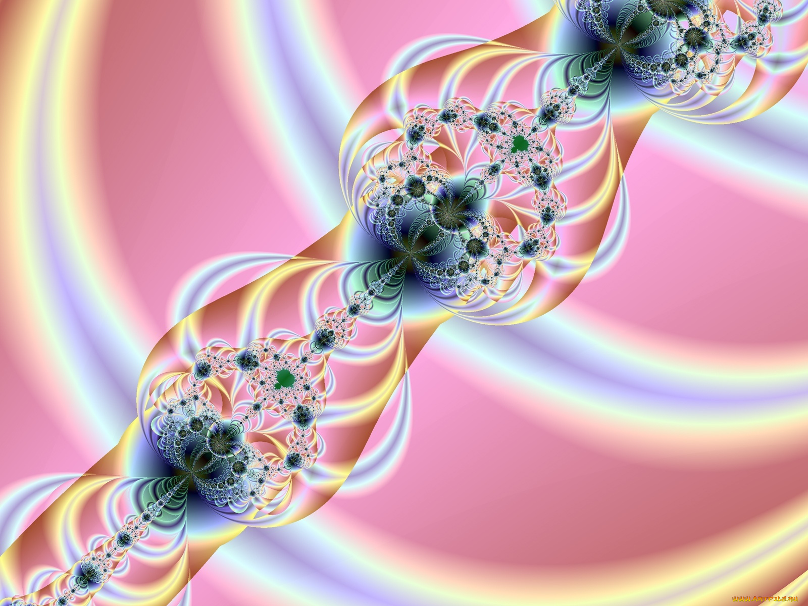 3д, графика, fractal, фракталы, фон, узор