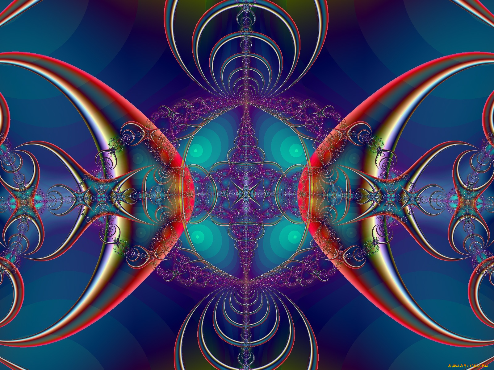 3д, графика, fractal, фракталы, фон, узор