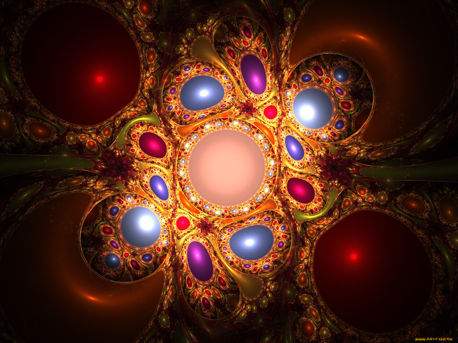 3д, графика, fractal, фракталы, узор