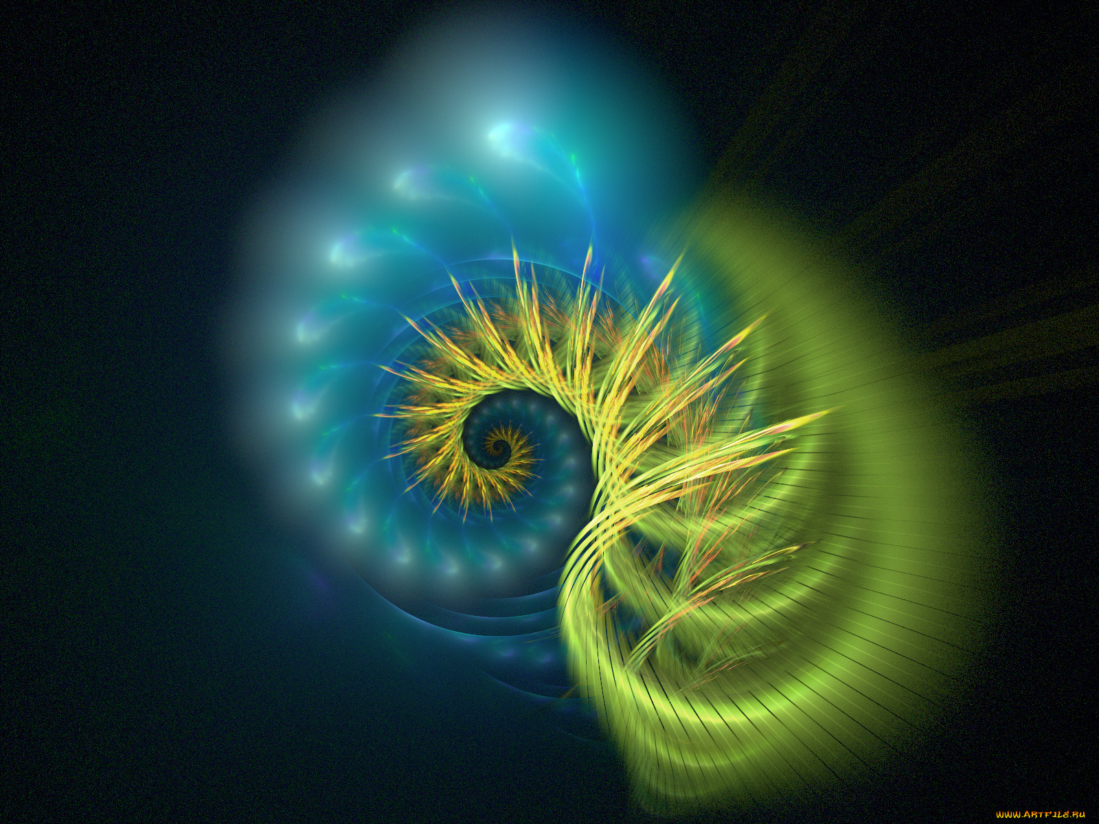 3д, графика, fractal, фракталы, узор, фон