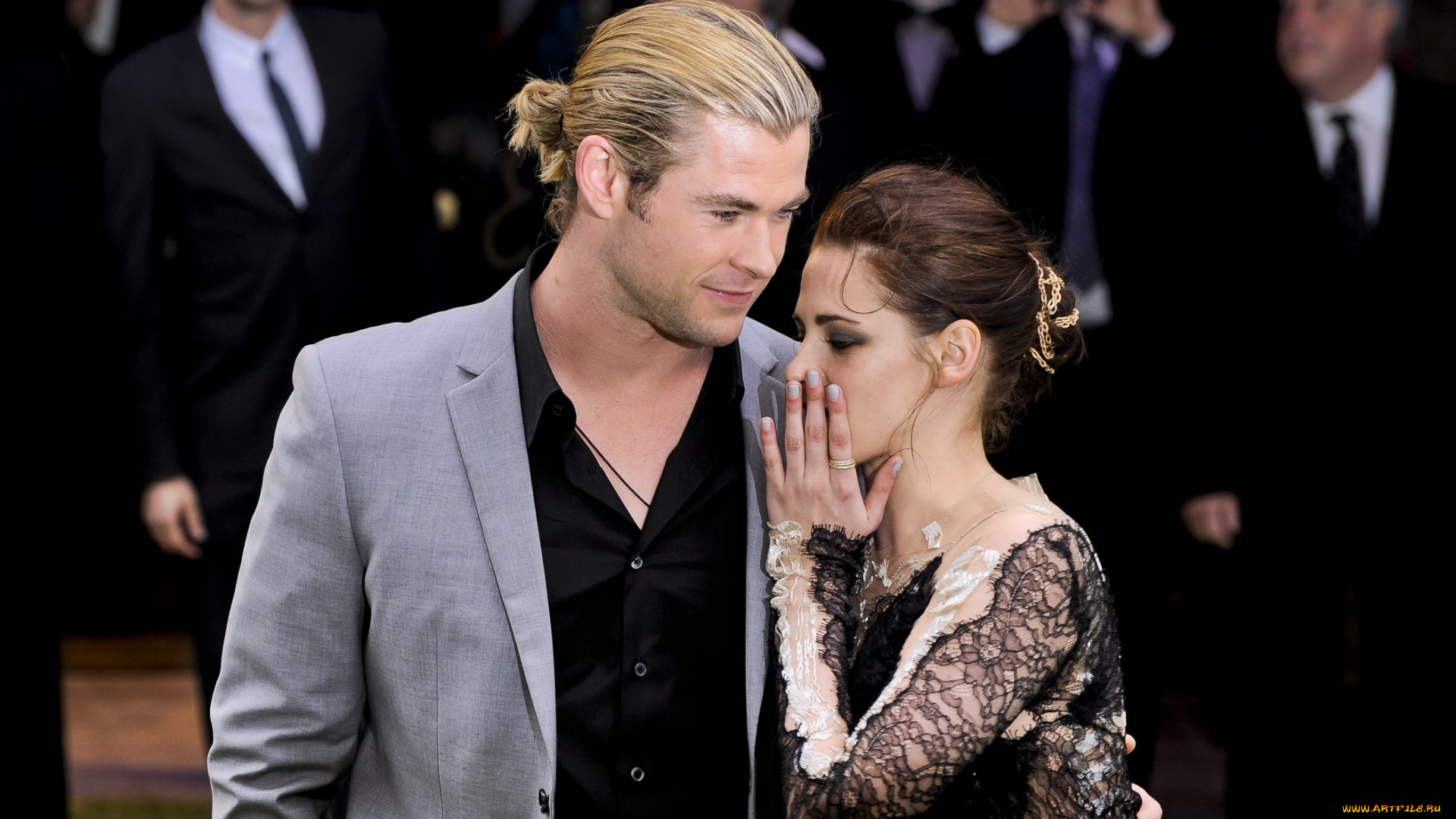 chris, hemsworth, kristen, stewart, разное, знаменитости, крис, хемсворт, кристен, стюарт