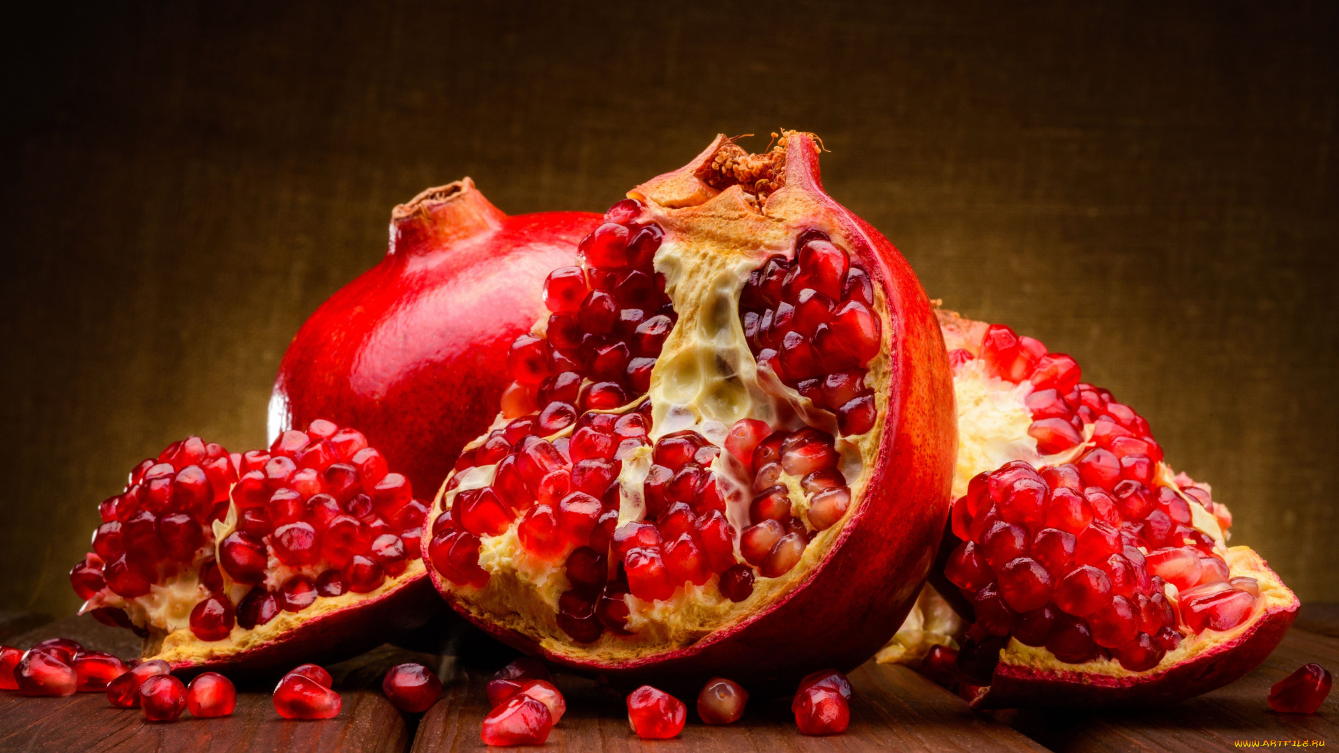 еда, гранат, зёрна