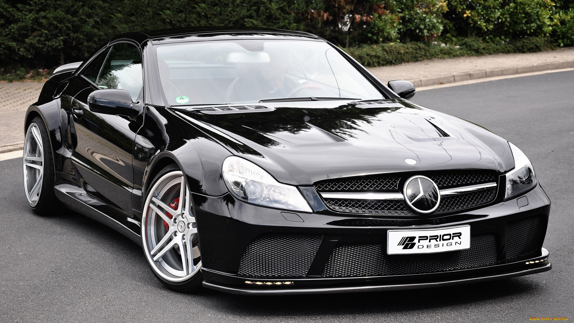 prior-design-mercedes-benz-sl-r230-black-edition, автомобили, mercedes-benz, black