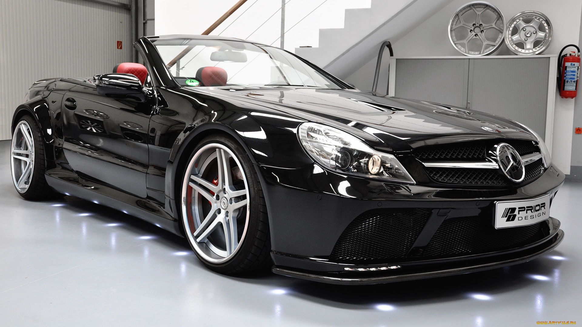 prior-design-mercedes-benz-sl-r230-black-edition, автомобили, mercedes-benz, black