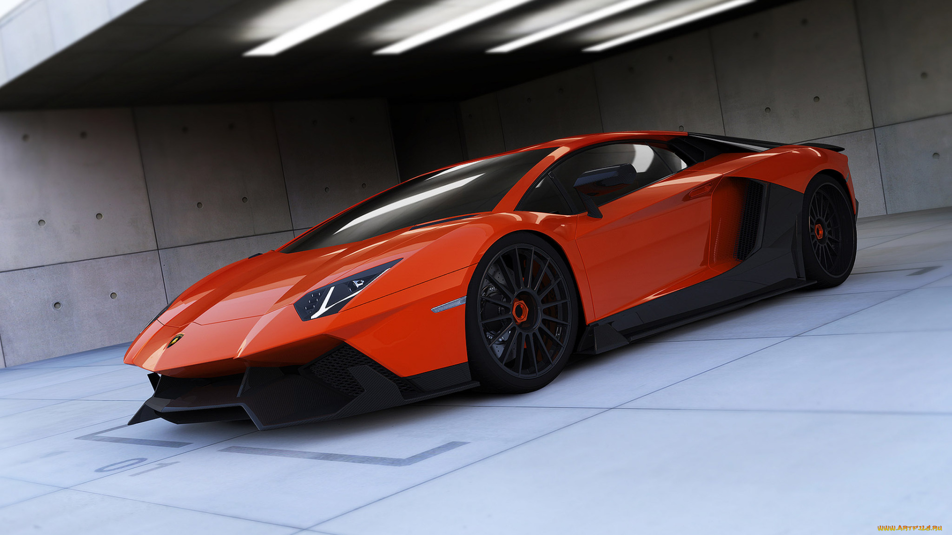 renm-performance-lamborghini-aventador-le-c, автомобили, 3д, performance