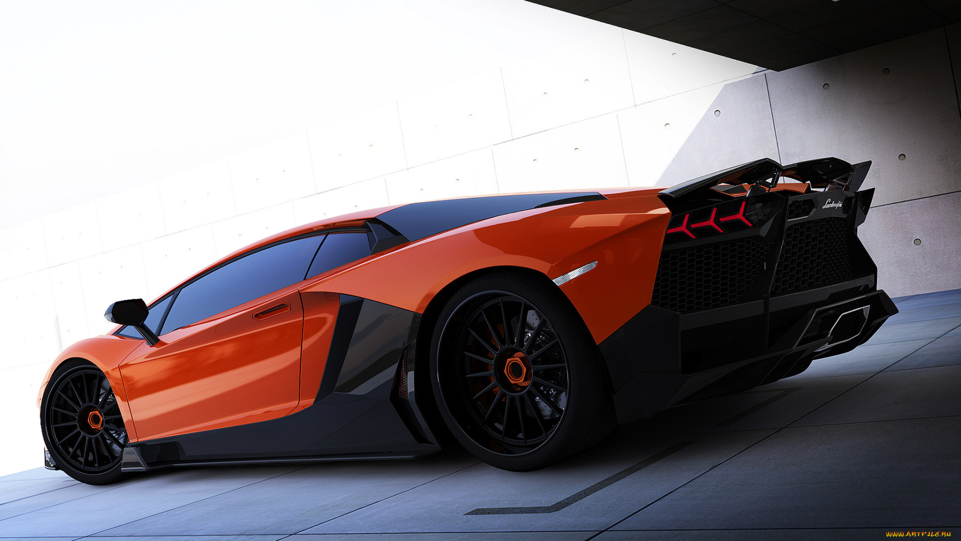 renm-performance-lamborghini-aventador-le-c, автомобили, 3д, performance