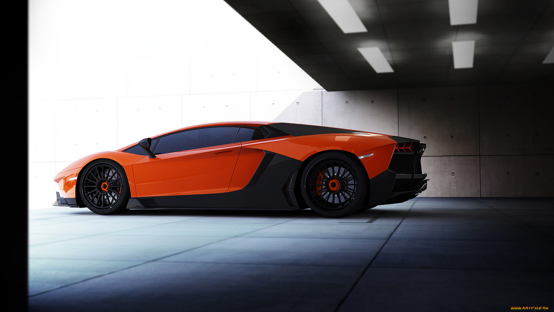 renm-performance-lamborghini-aventador-le-c, автомобили, 3д, performance