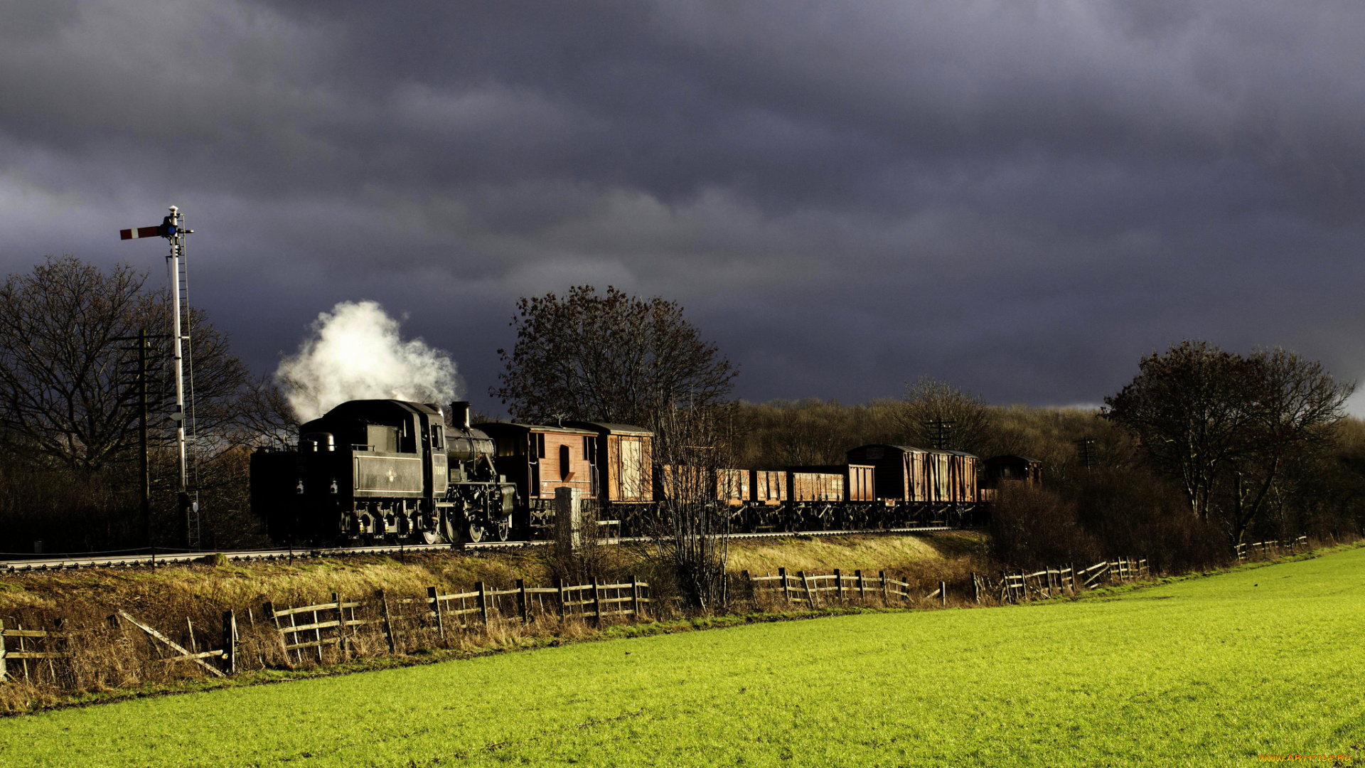 техника, паровозы, локомотив, поезда, рельсы