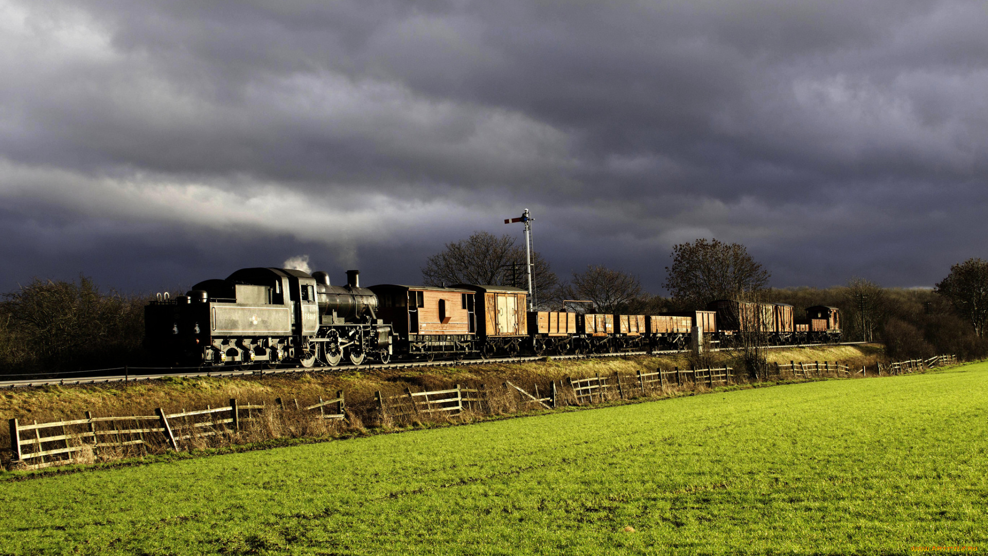 техника, паровозы, поезда, рельсы, локомотив