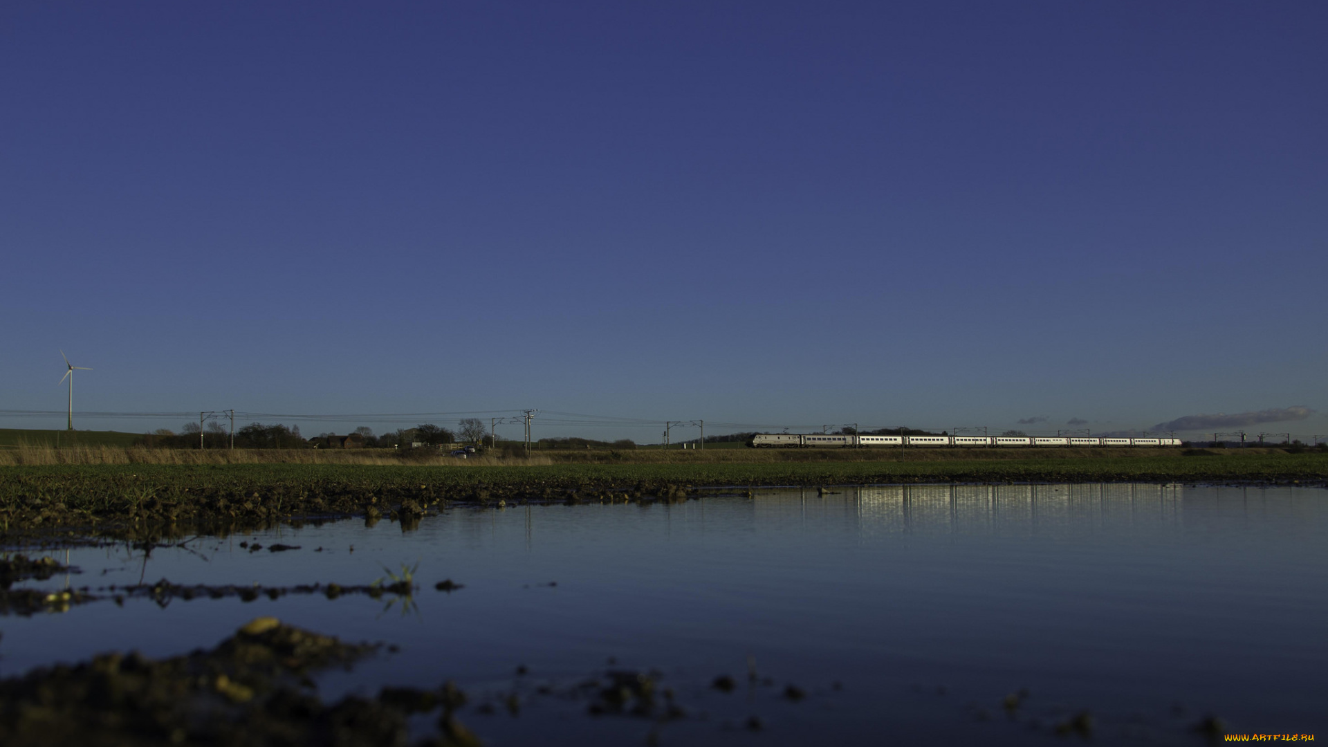 техника, поезда, локомотив, рельсы