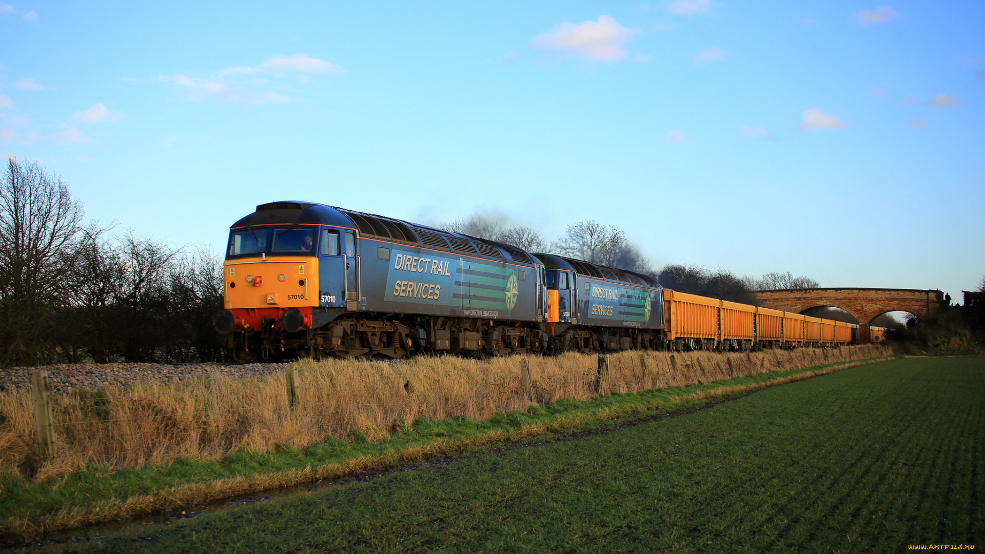 техника, поезда, локомотив, рельсы