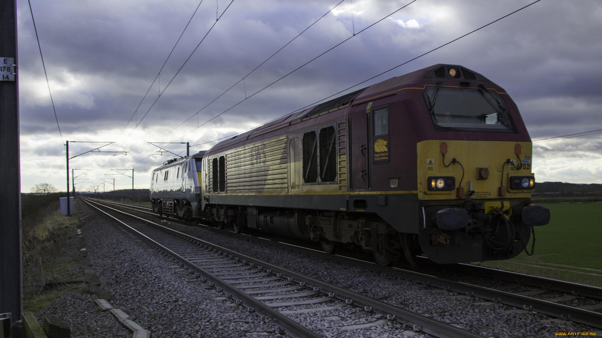 техника, поезда, рельсы, локомотив