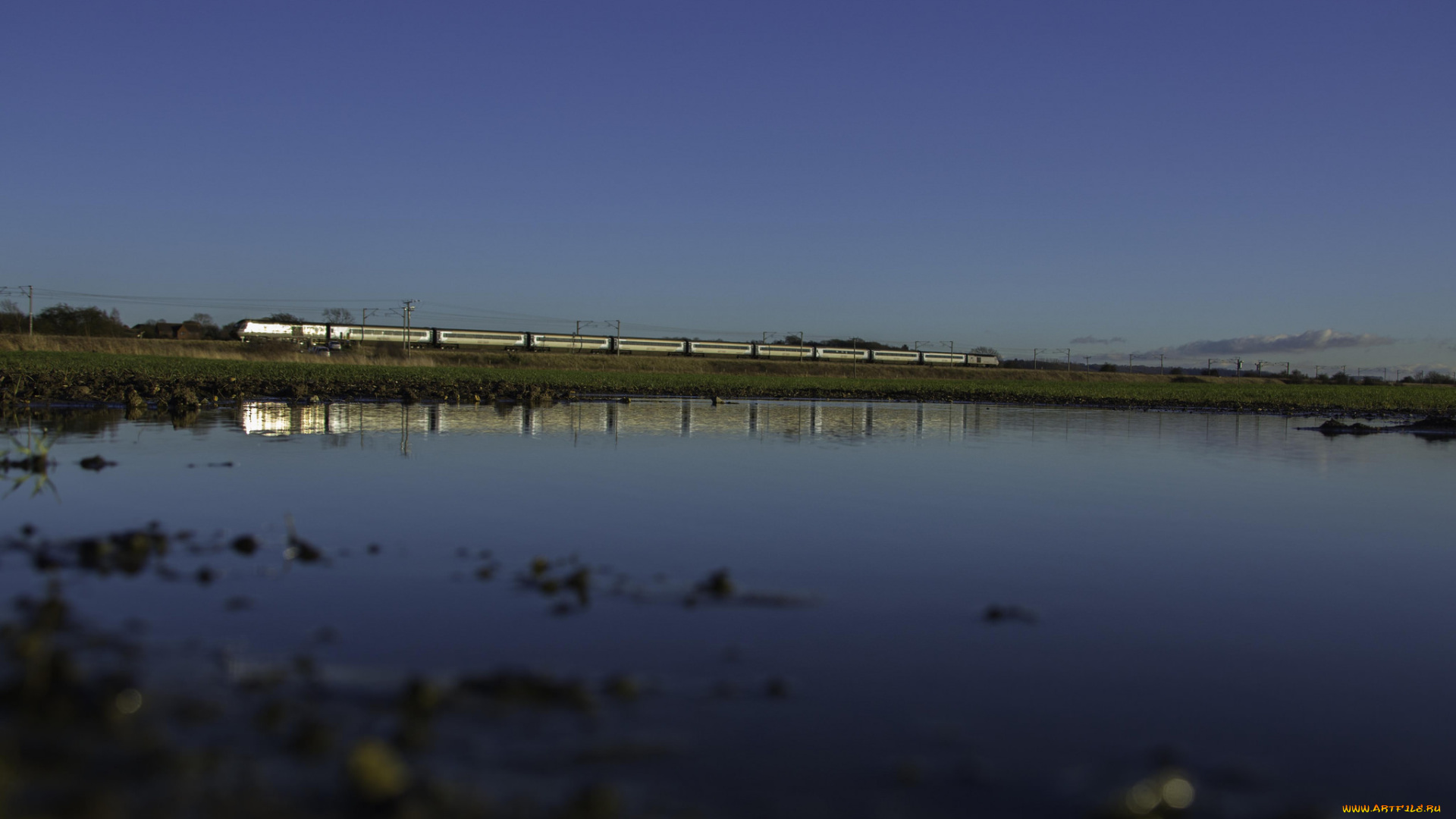 техника, поезда, рельсы, локомотив