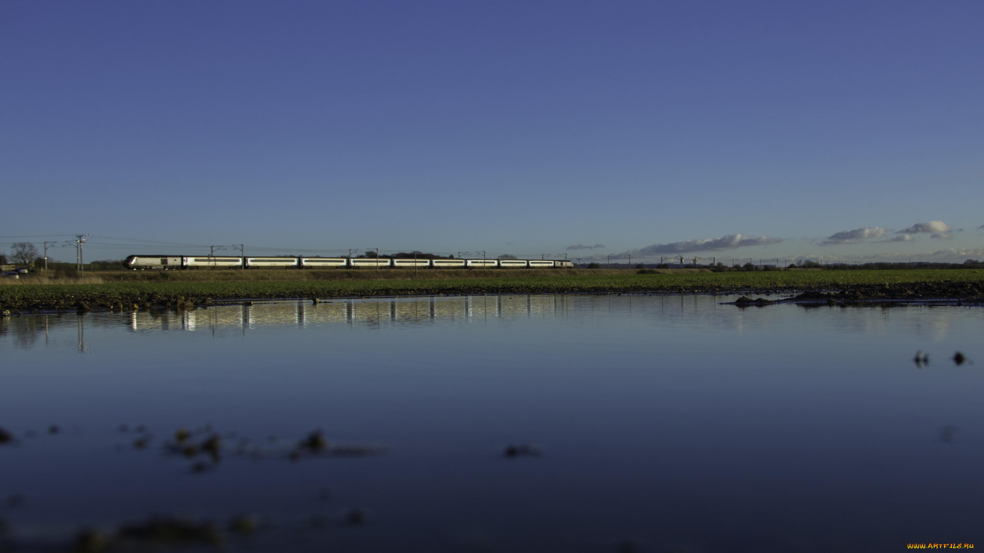 техника, поезда, рельсы, локомотив