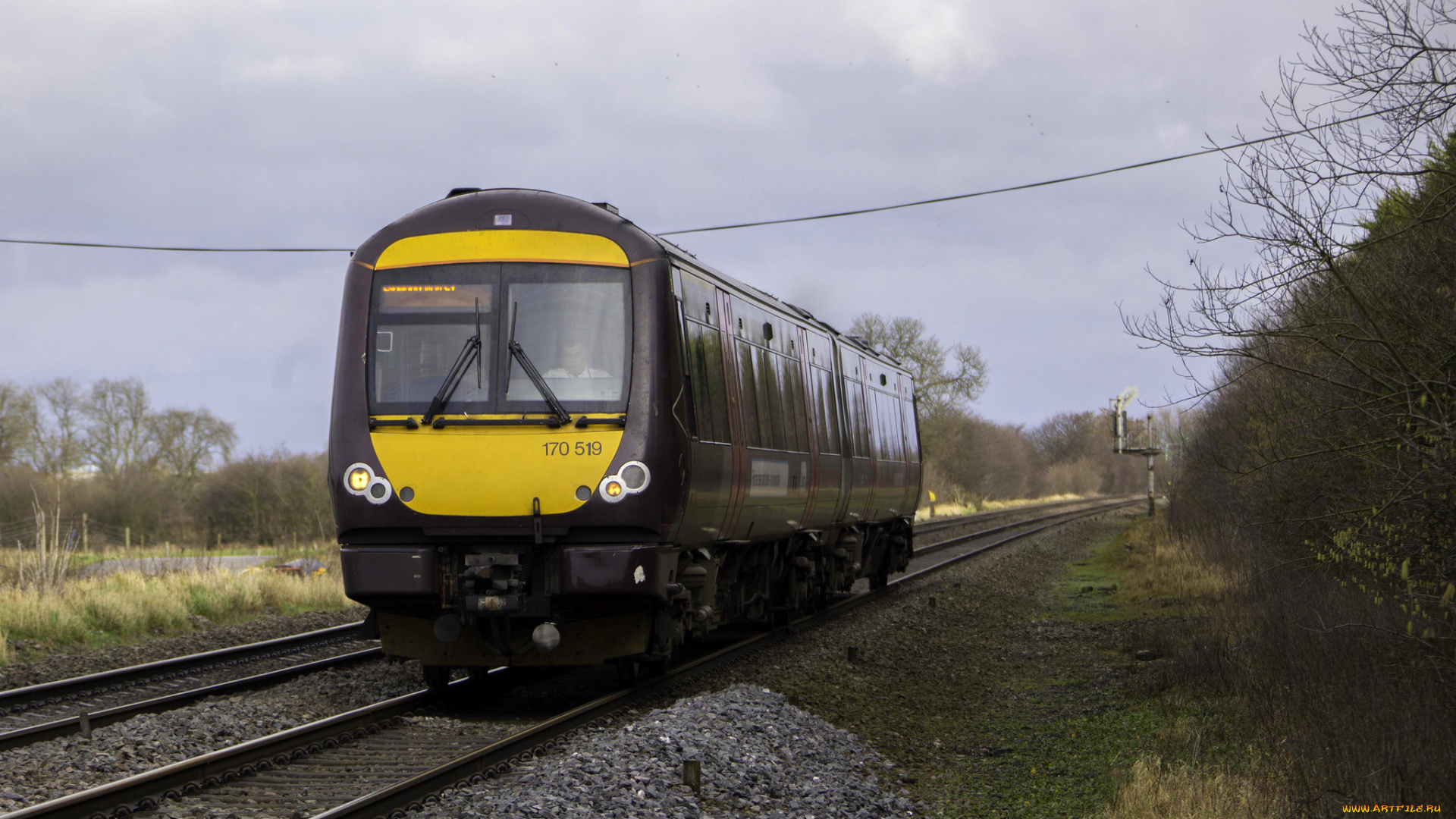 техника, поезда, рельсы, локомотив