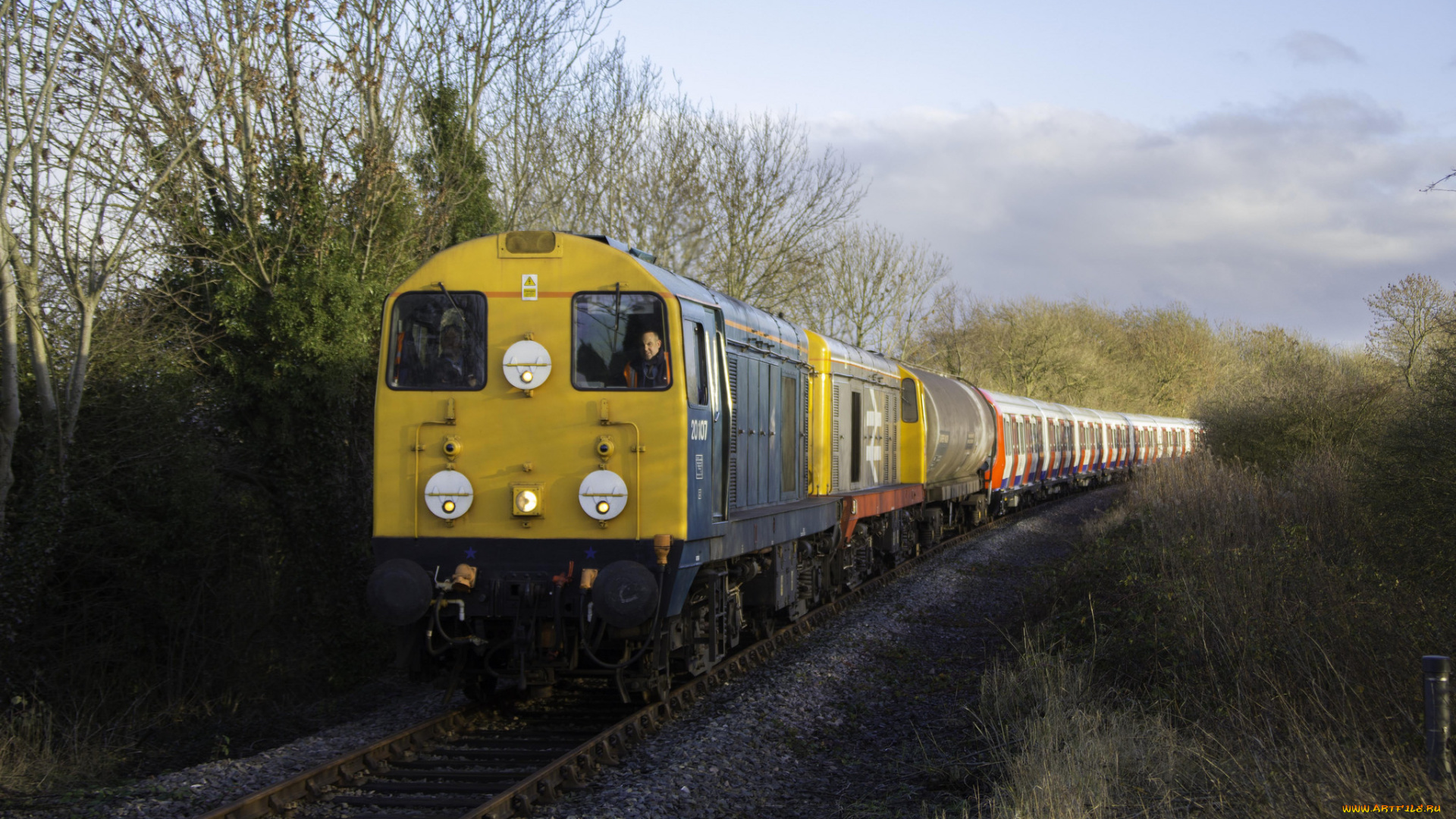 техника, поезда, рельсы, локомотив