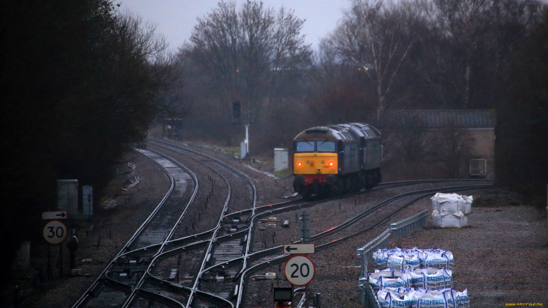 техника, поезда, рельсы, локомотив