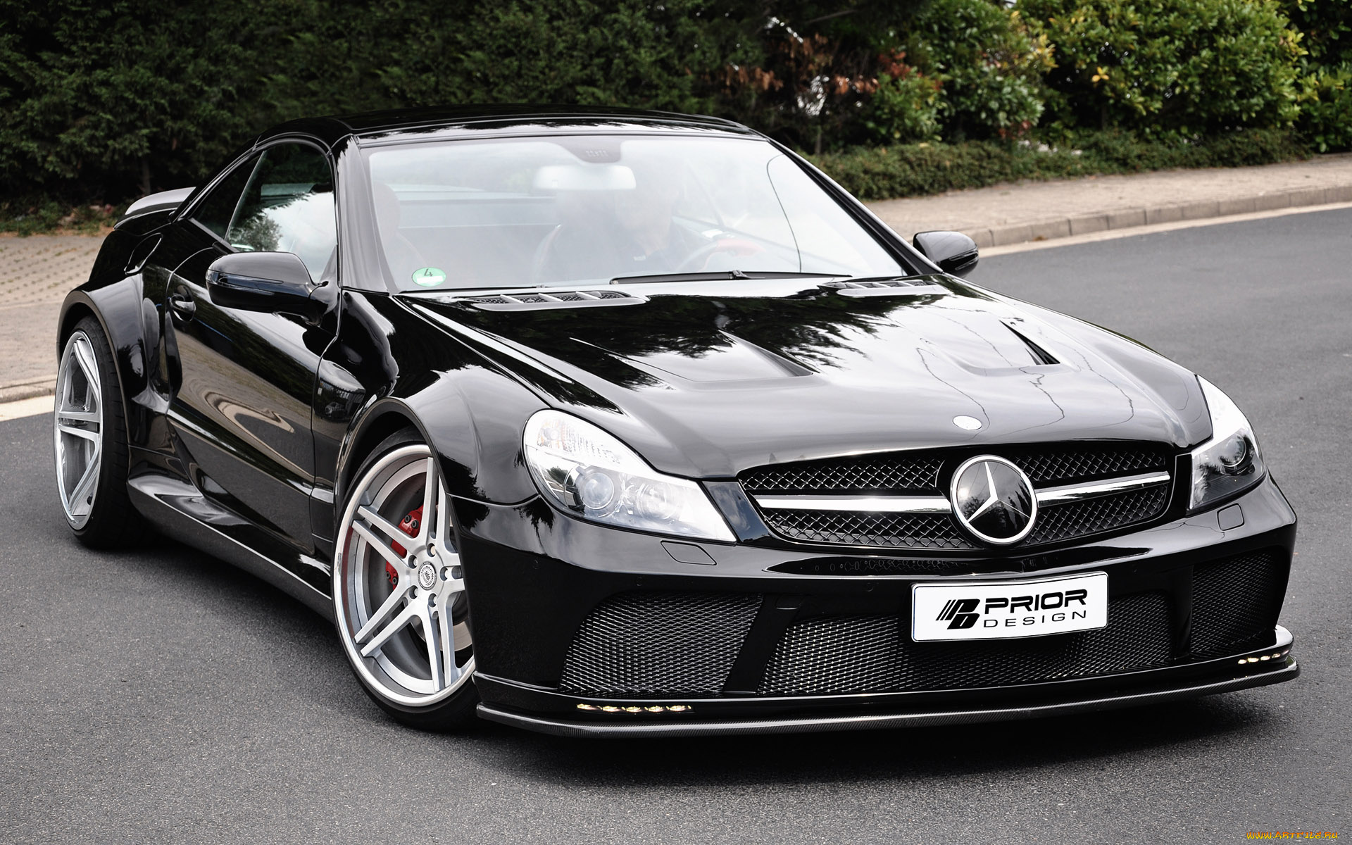 prior-design-mercedes-benz-sl-r230-black-edition, автомобили, mercedes-benz, black
