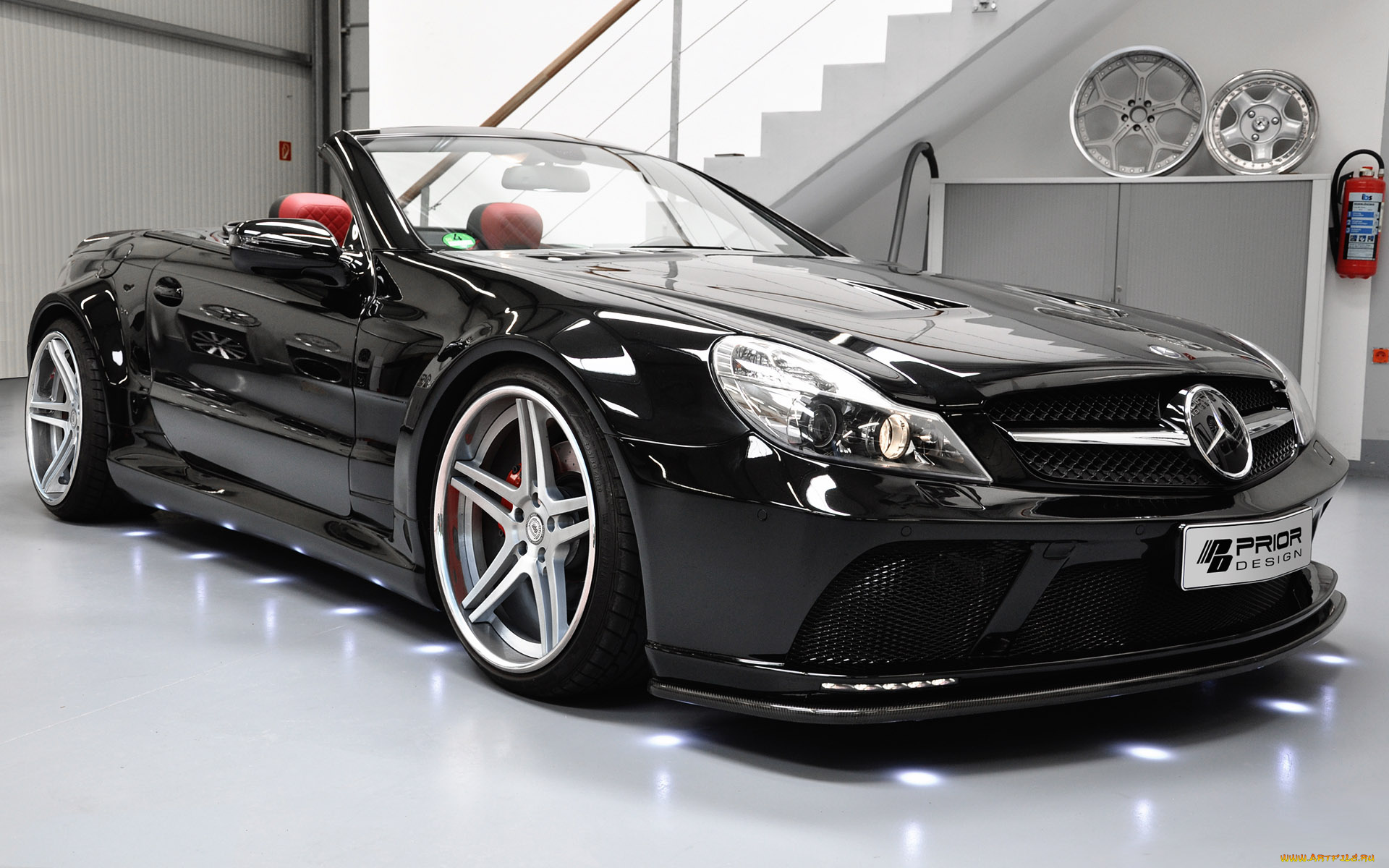 prior-design-mercedes-benz-sl-r230-black-edition, автомобили, mercedes-benz, black