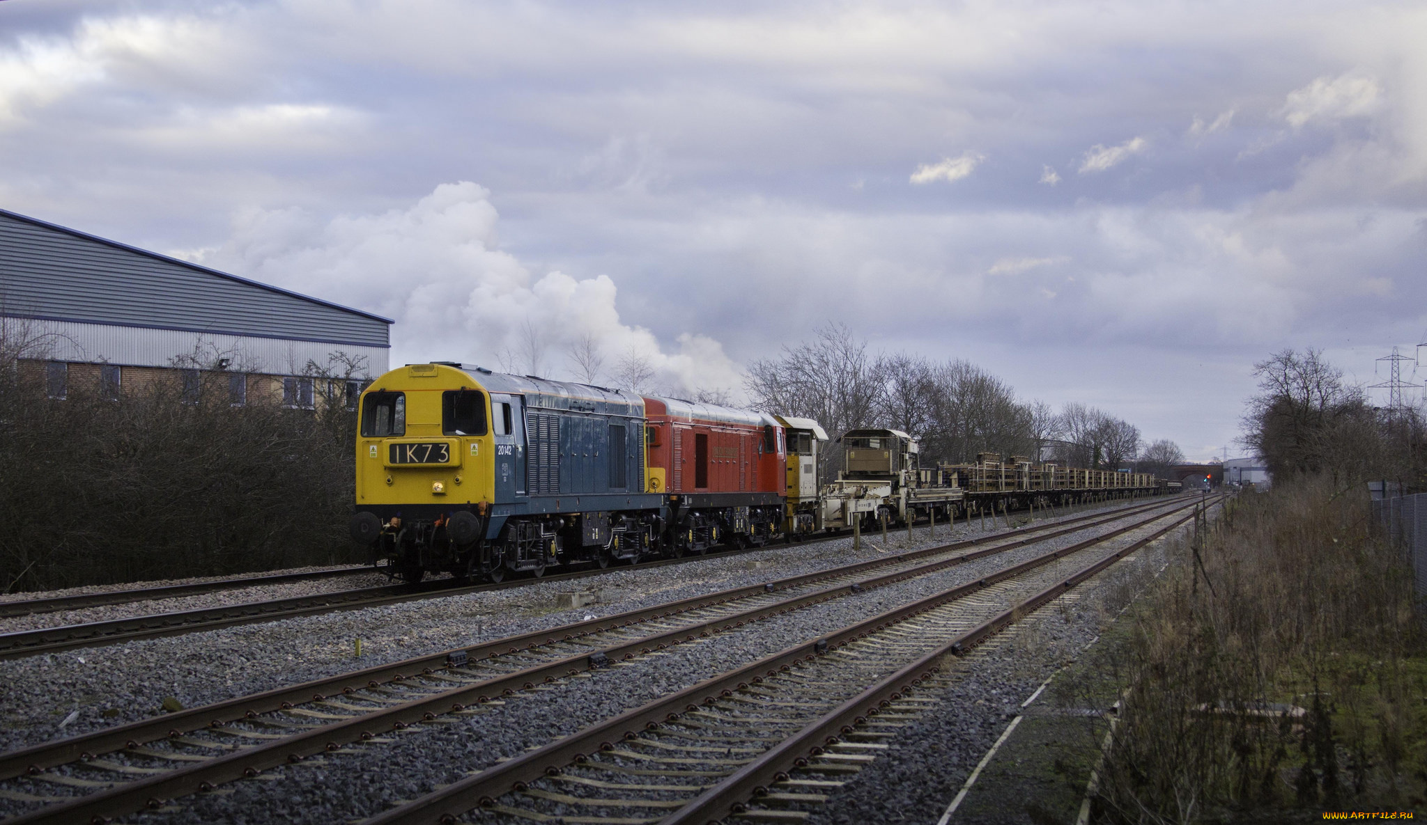 техника, поезда, рельсы, локомотив