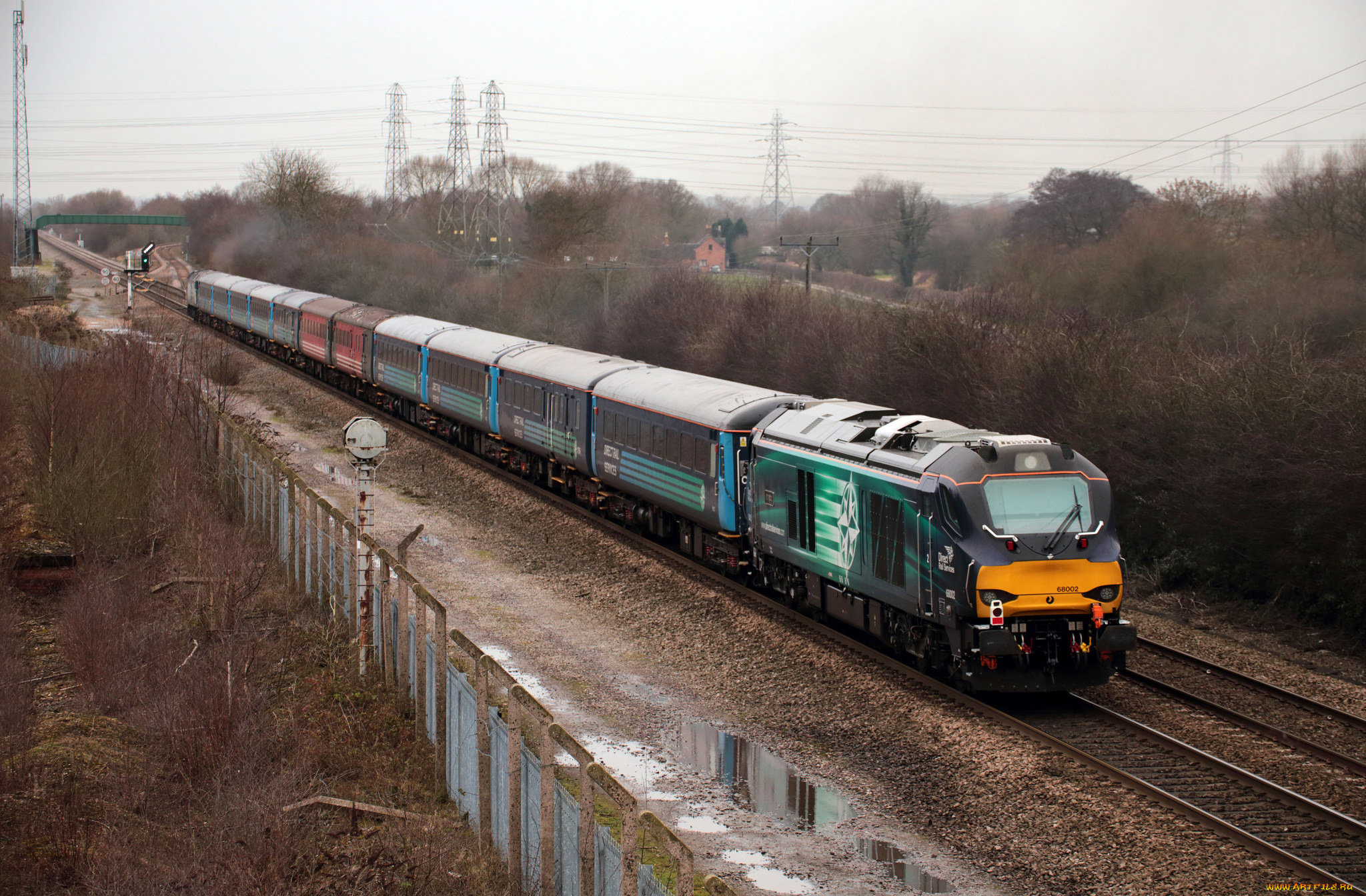 техника, поезда, рельсы, локомотив