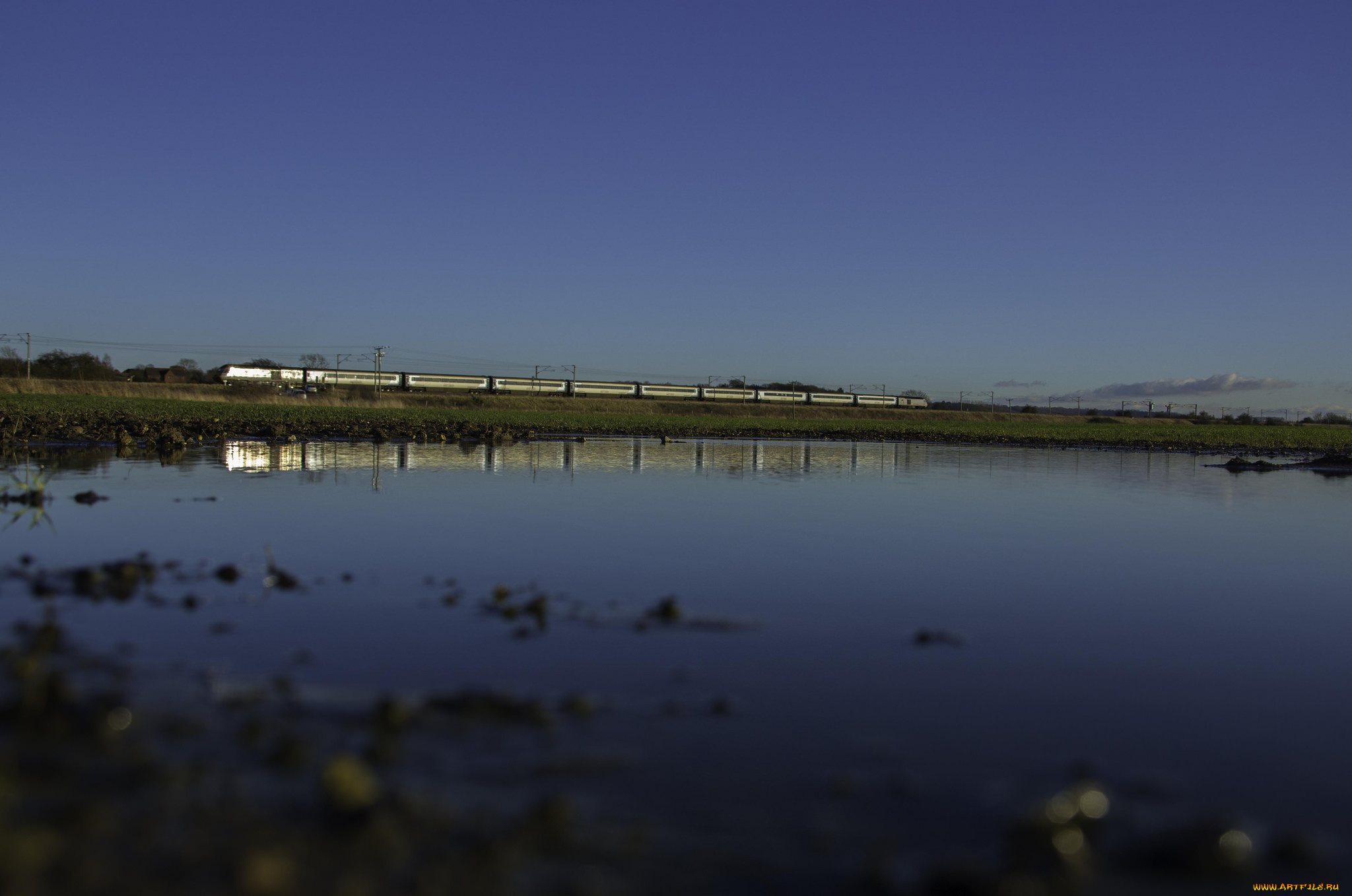 техника, поезда, рельсы, локомотив