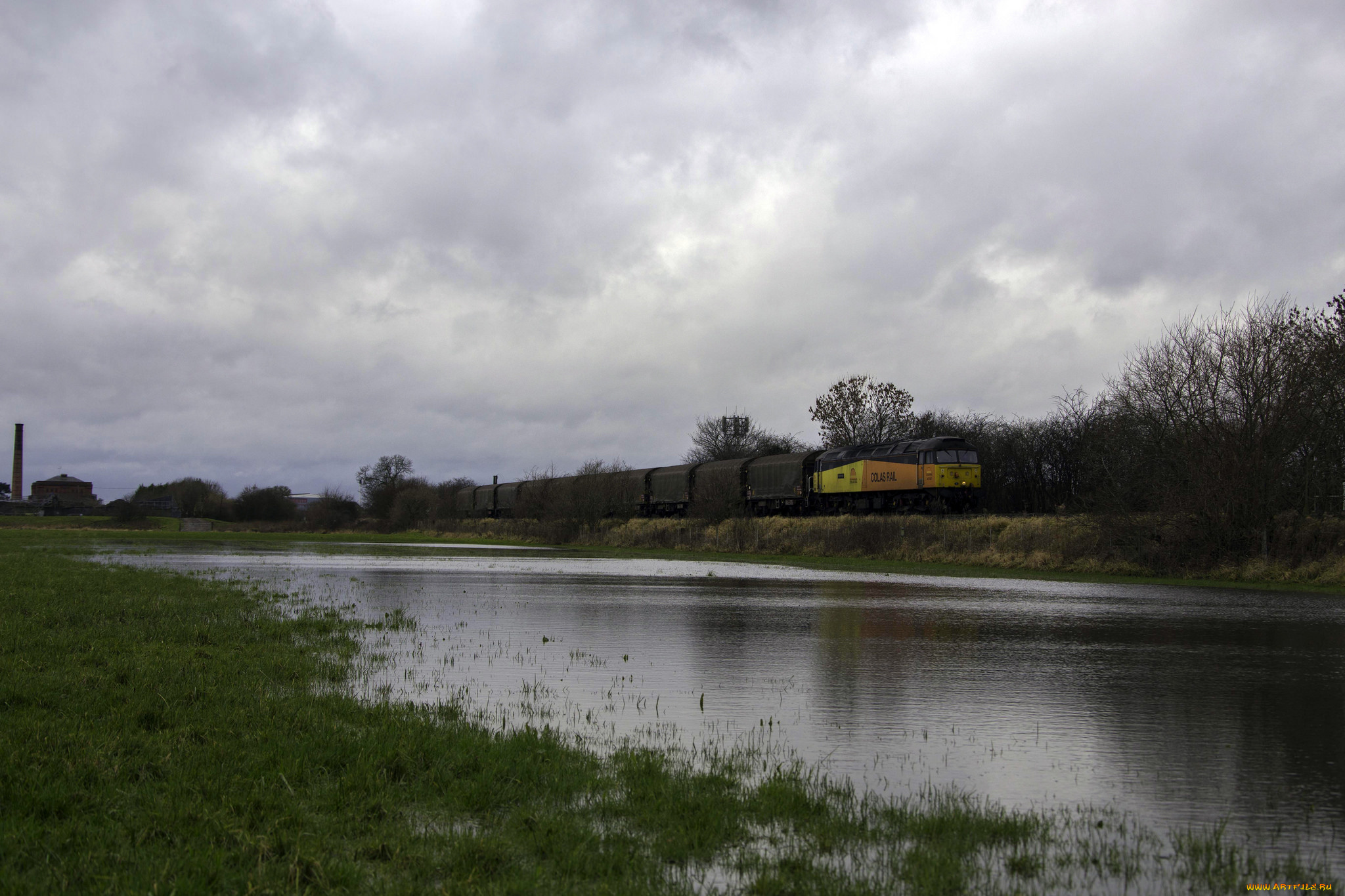 техника, поезда, рельсы, локомотив