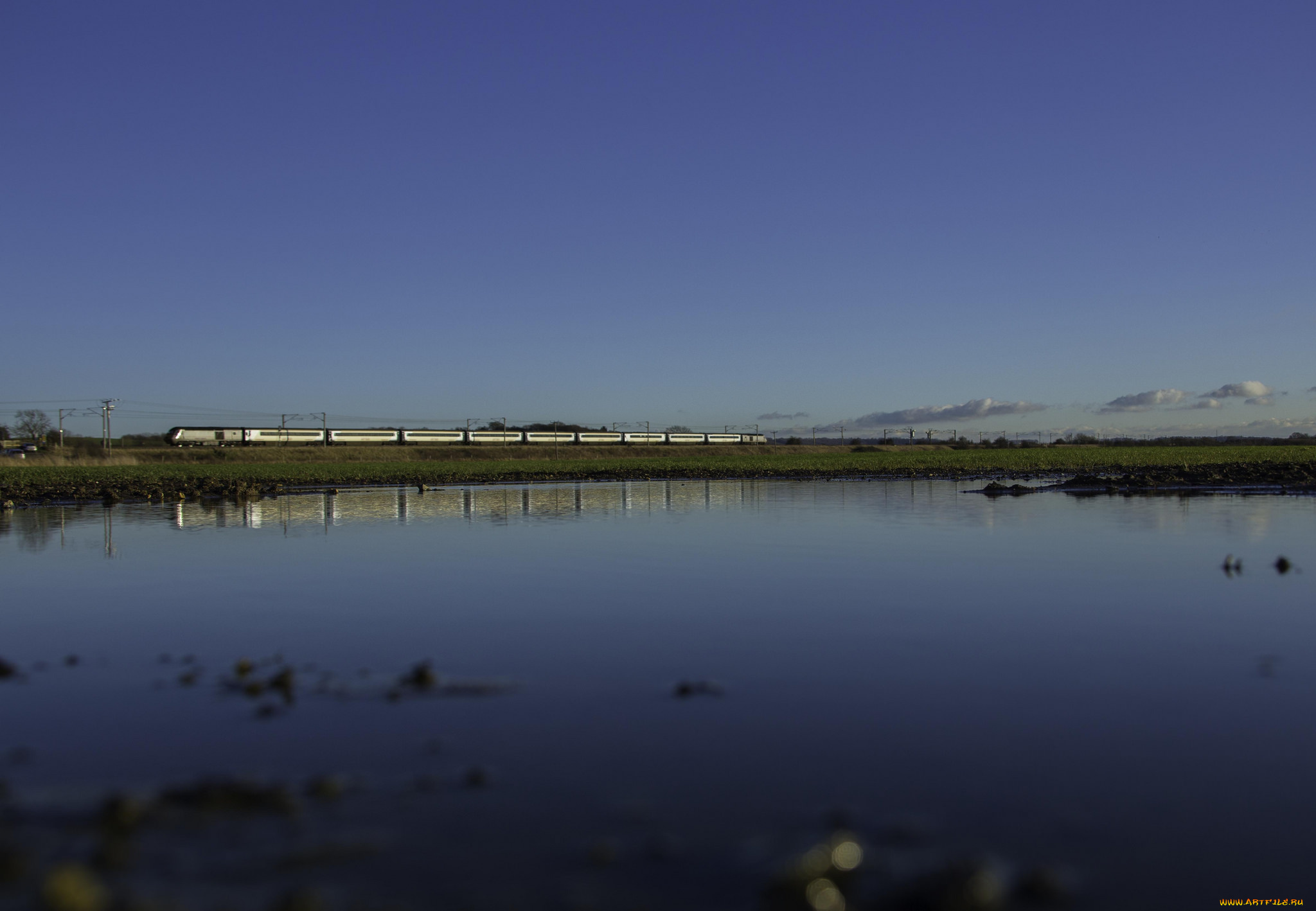 техника, поезда, рельсы, локомотив