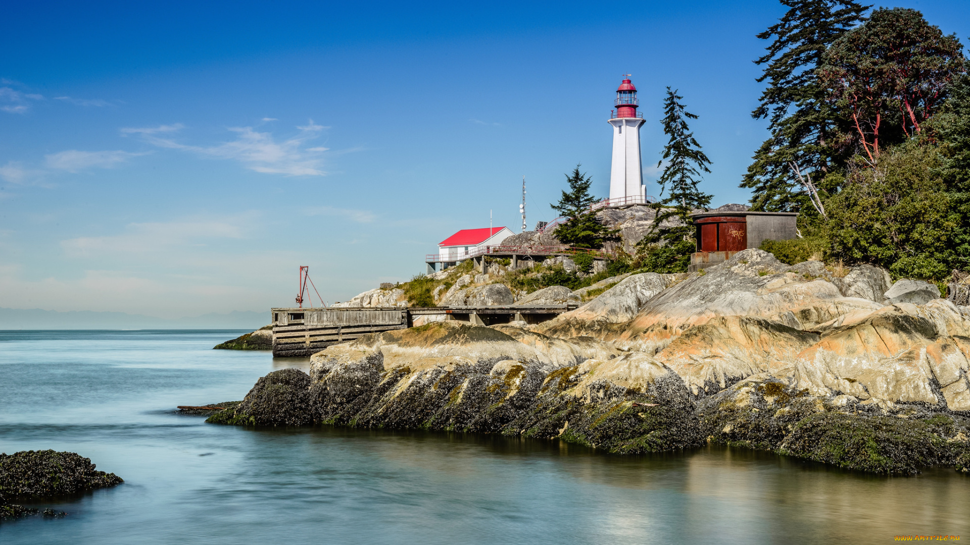 природа, маяки, побережье, маяк