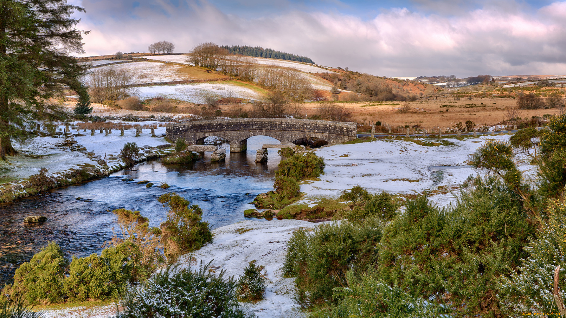 природа, реки, озера, мост, река