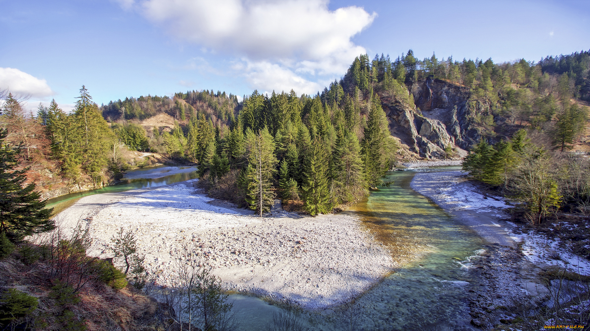 природа, реки, озера, река, лес