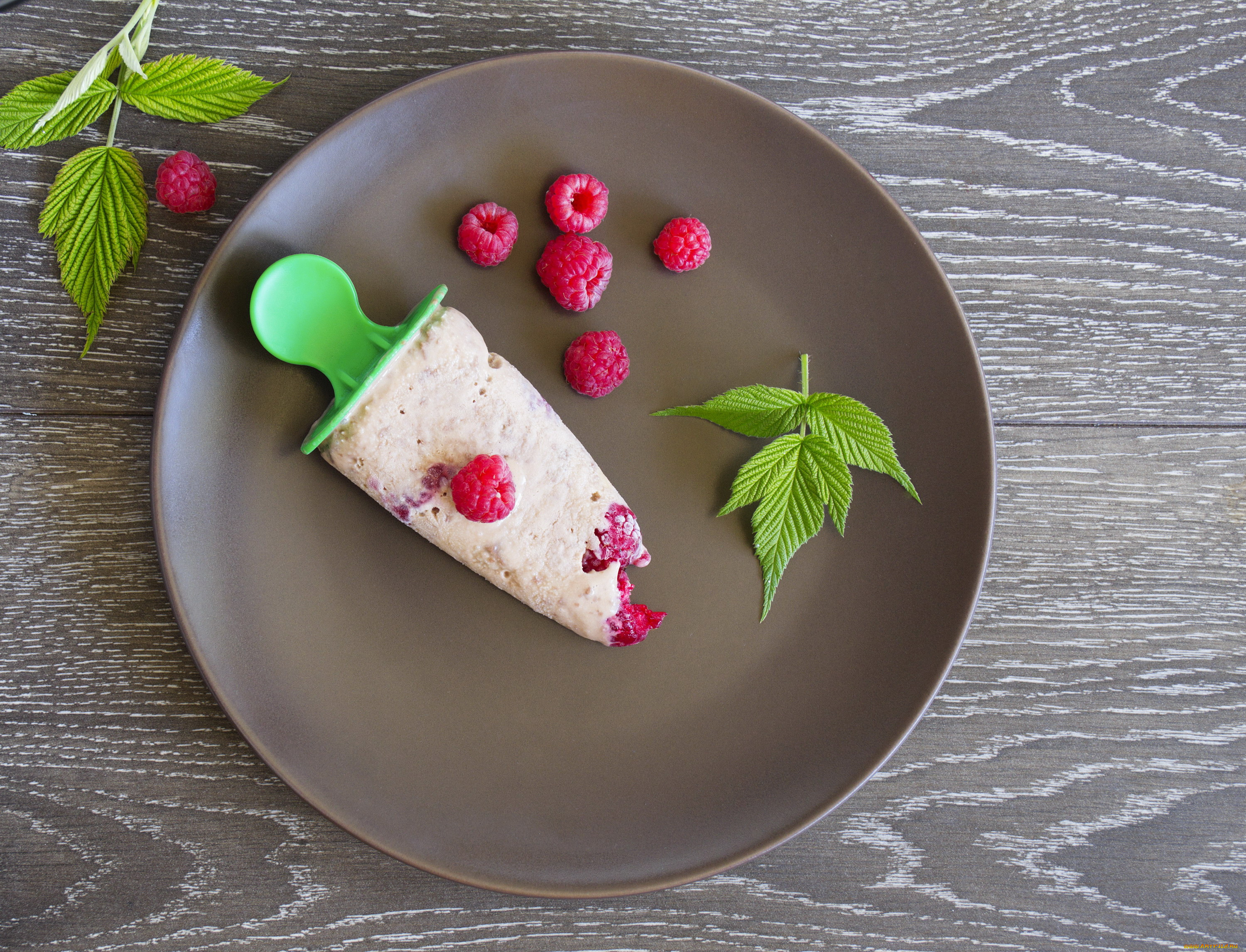 еда, мороженое, , десерты, малина