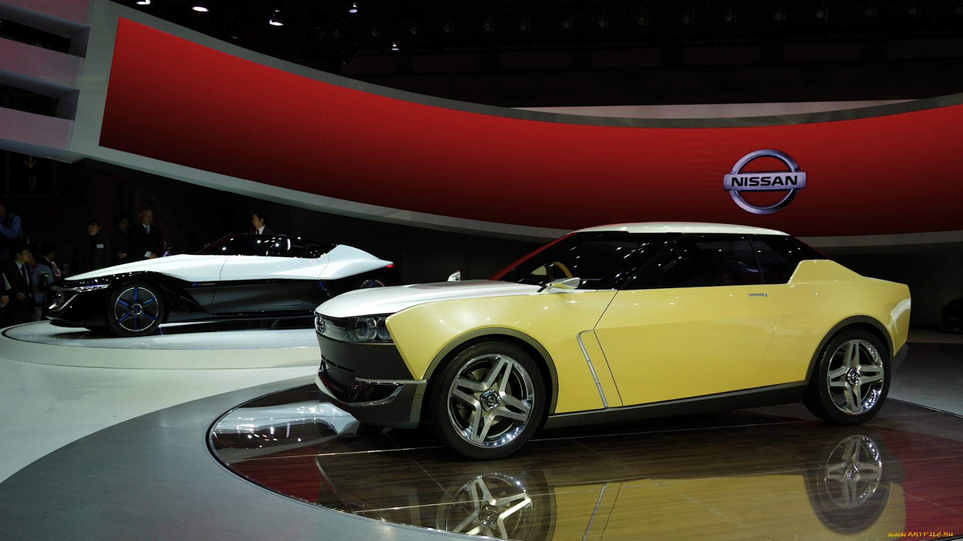 2013, nissan, idx, freeflow, concept, автомобили, выставки, и, уличные, фото, автомобиль, жёлтый, concept, 2013, nissan, idx, freeflow, выставка