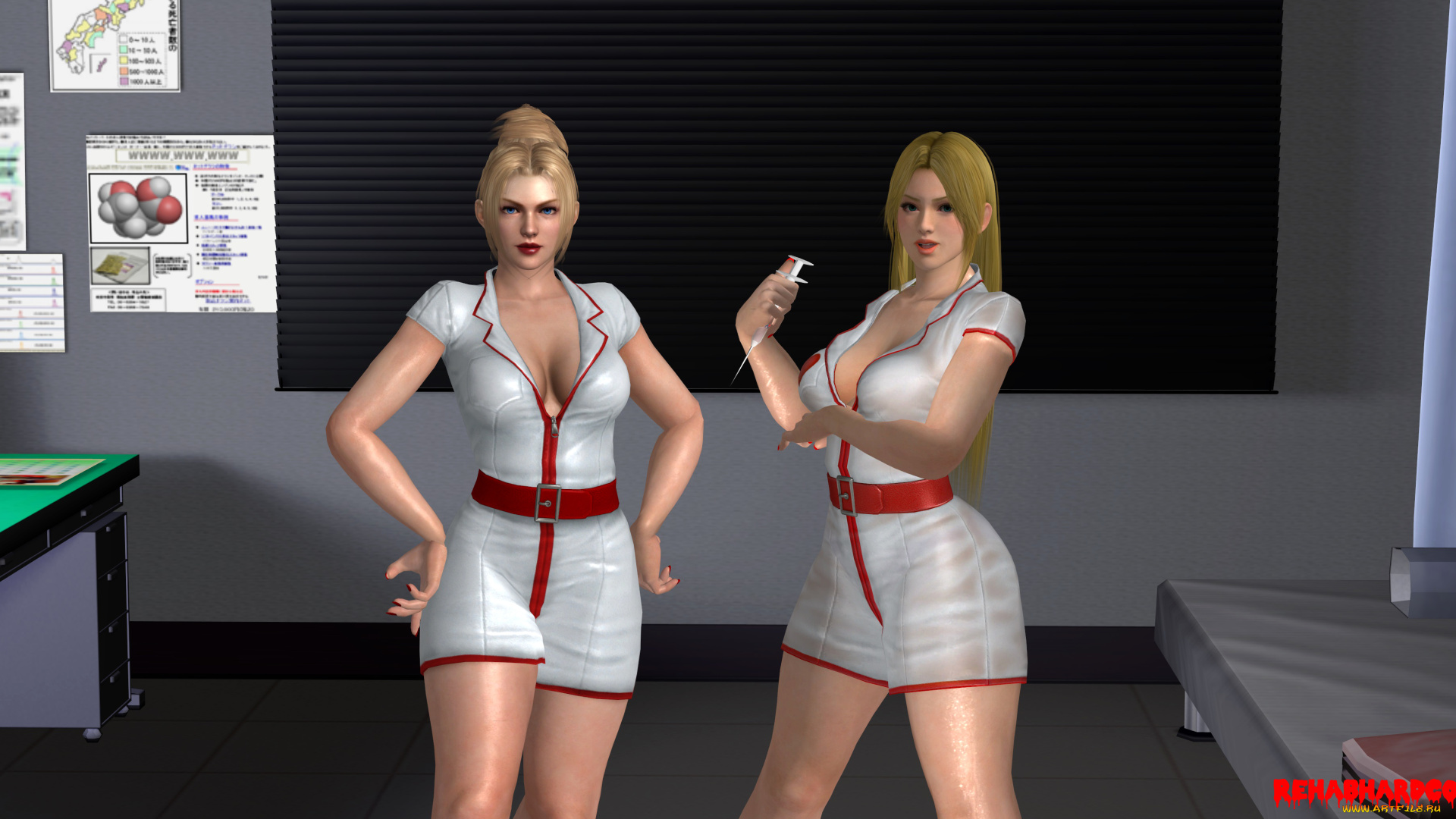 3д, графика, аниме, , anime, фон, взгляд, девушки