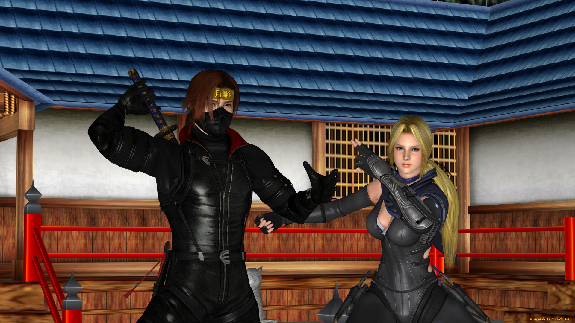 3д, графика, аниме, , anime, оружие, фон, взгляд, девушки