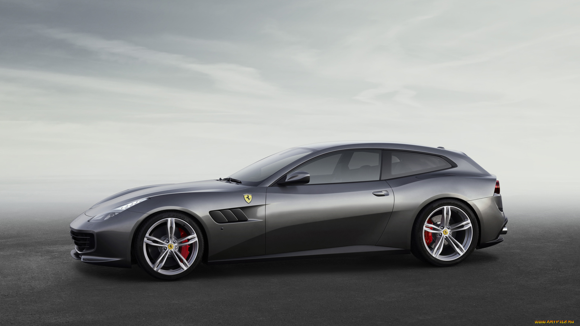 автомобили, ferrari, 2016г, темный, gtc4lusso