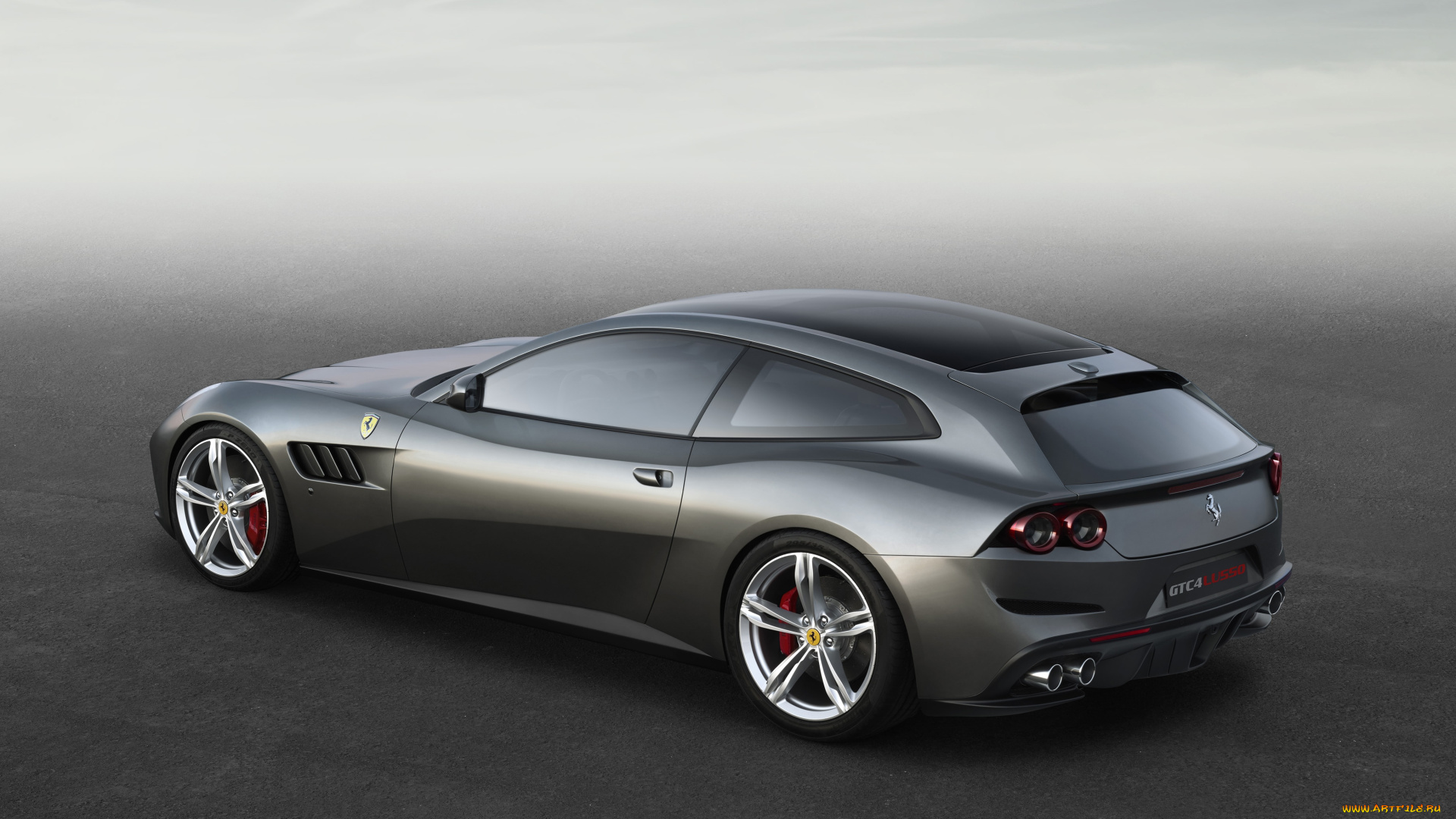 автомобили, ferrari, темный, 2016г, gtc4lusso