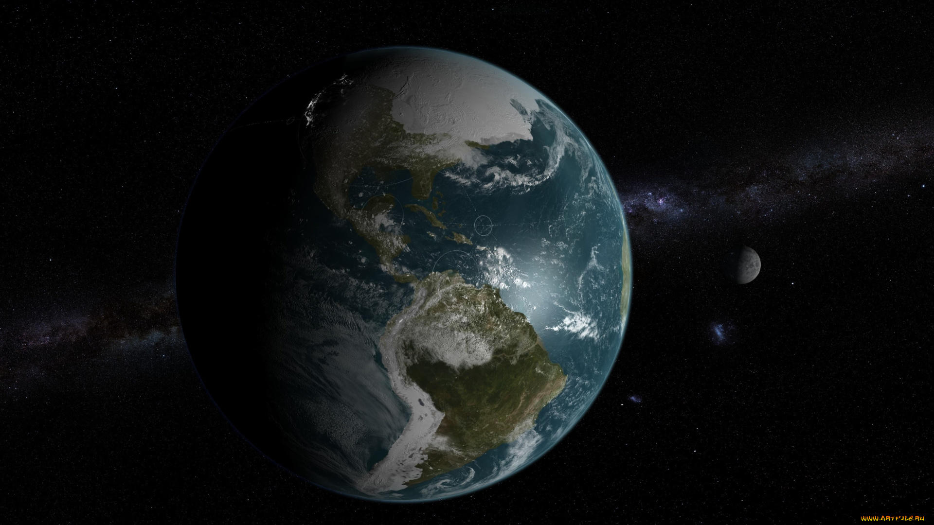 космос, земля, планета, вселенная, галактика