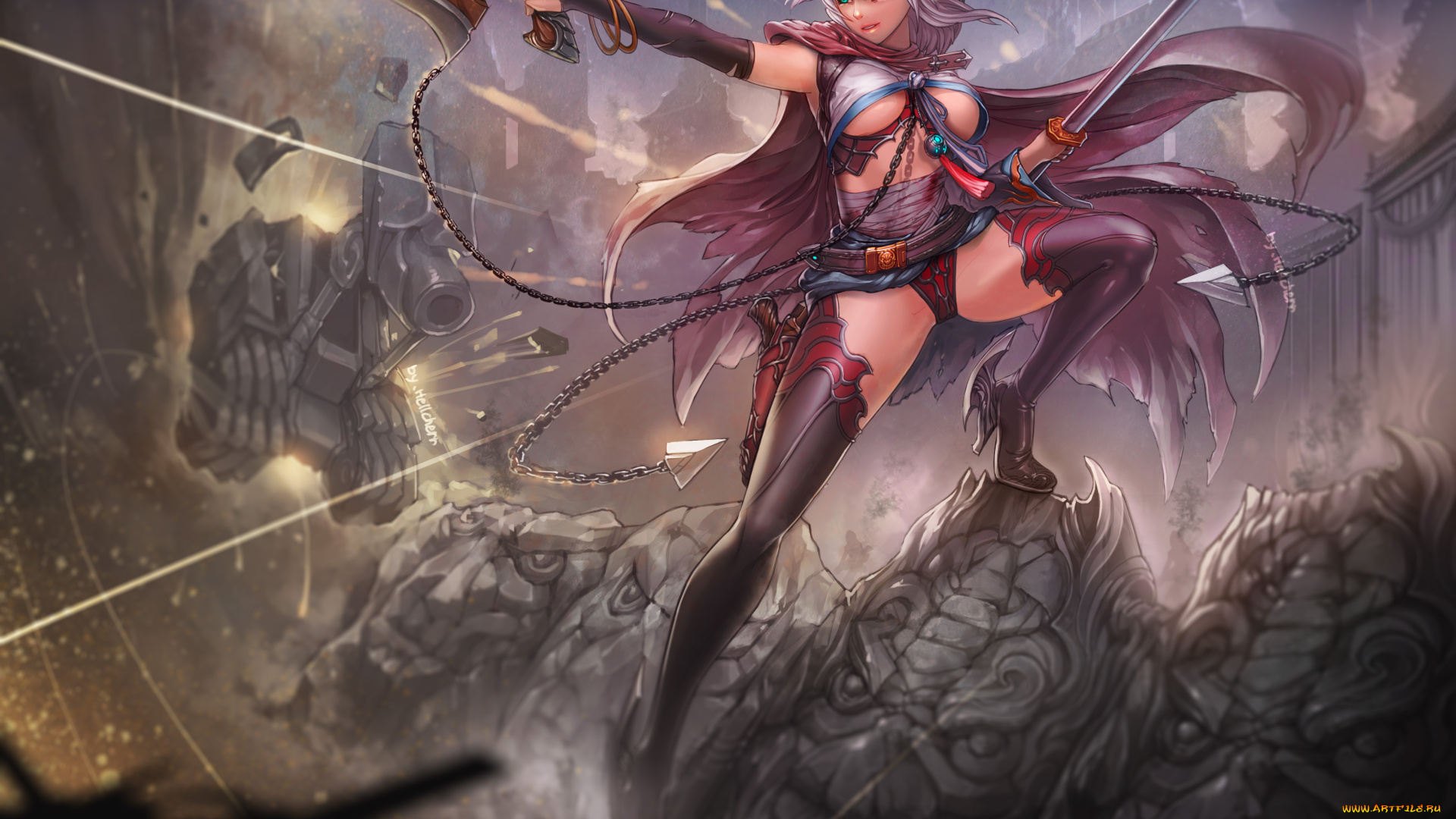 zoku, satsuriku, no, jango, аниме, оружие, , техника, , технологии, hellcherr, donne, anonime, zoku, satsuriku, no, jango