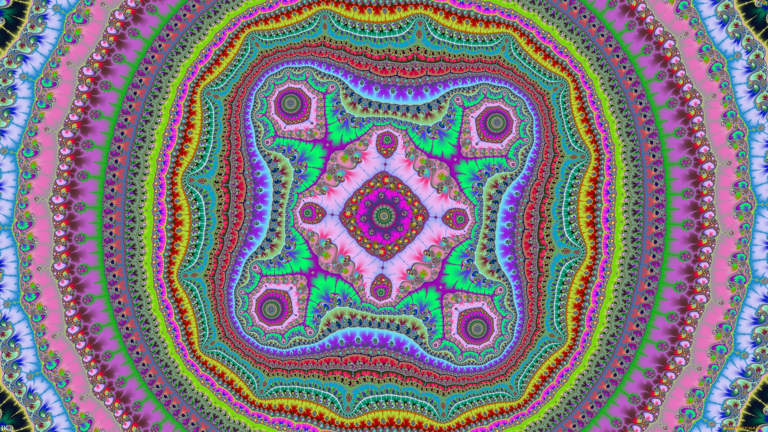 3д, графика, фракталы, , fractal, фон, цвета, узор