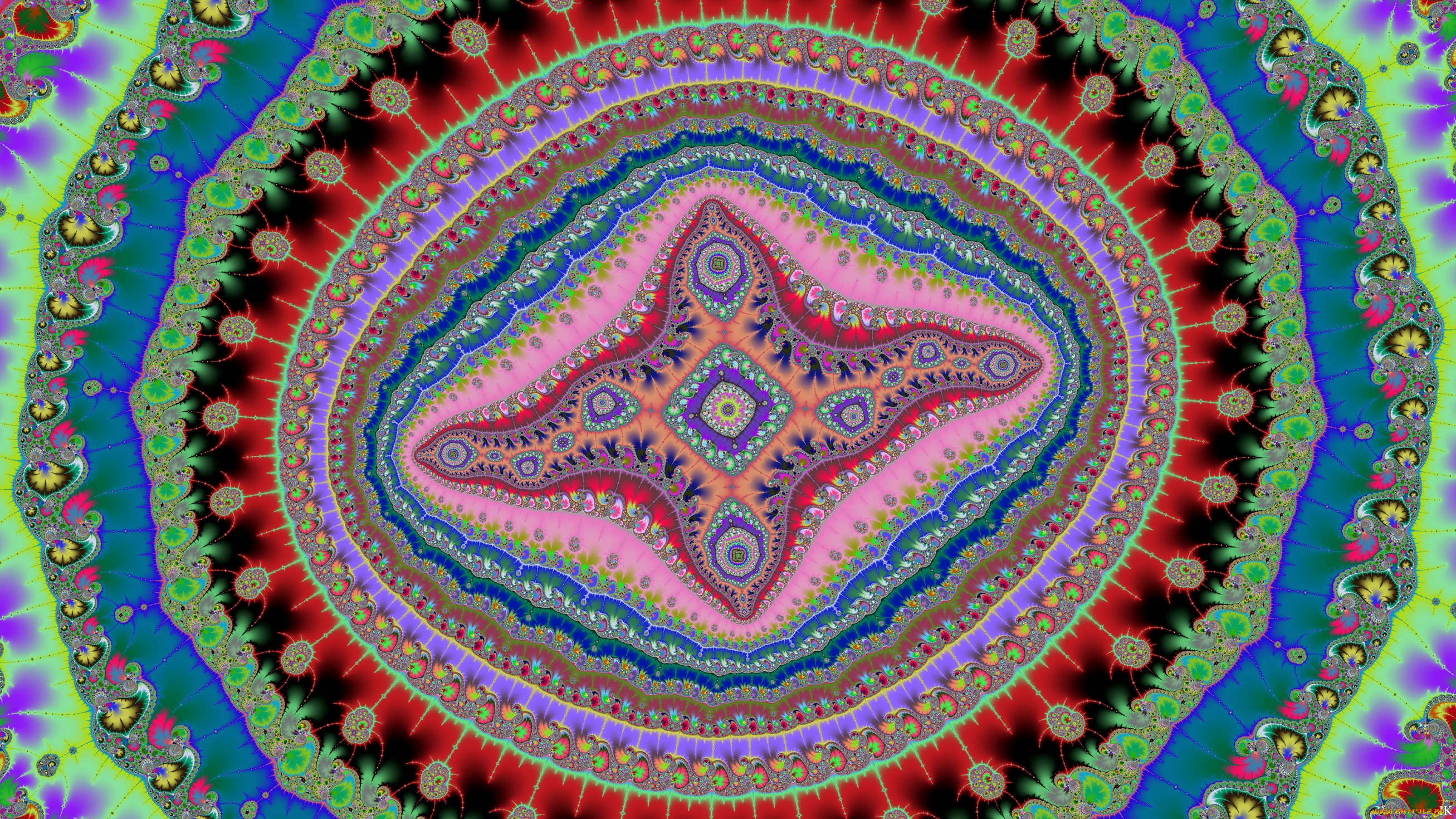 3д, графика, фракталы, , fractal, узор, фон, цвета