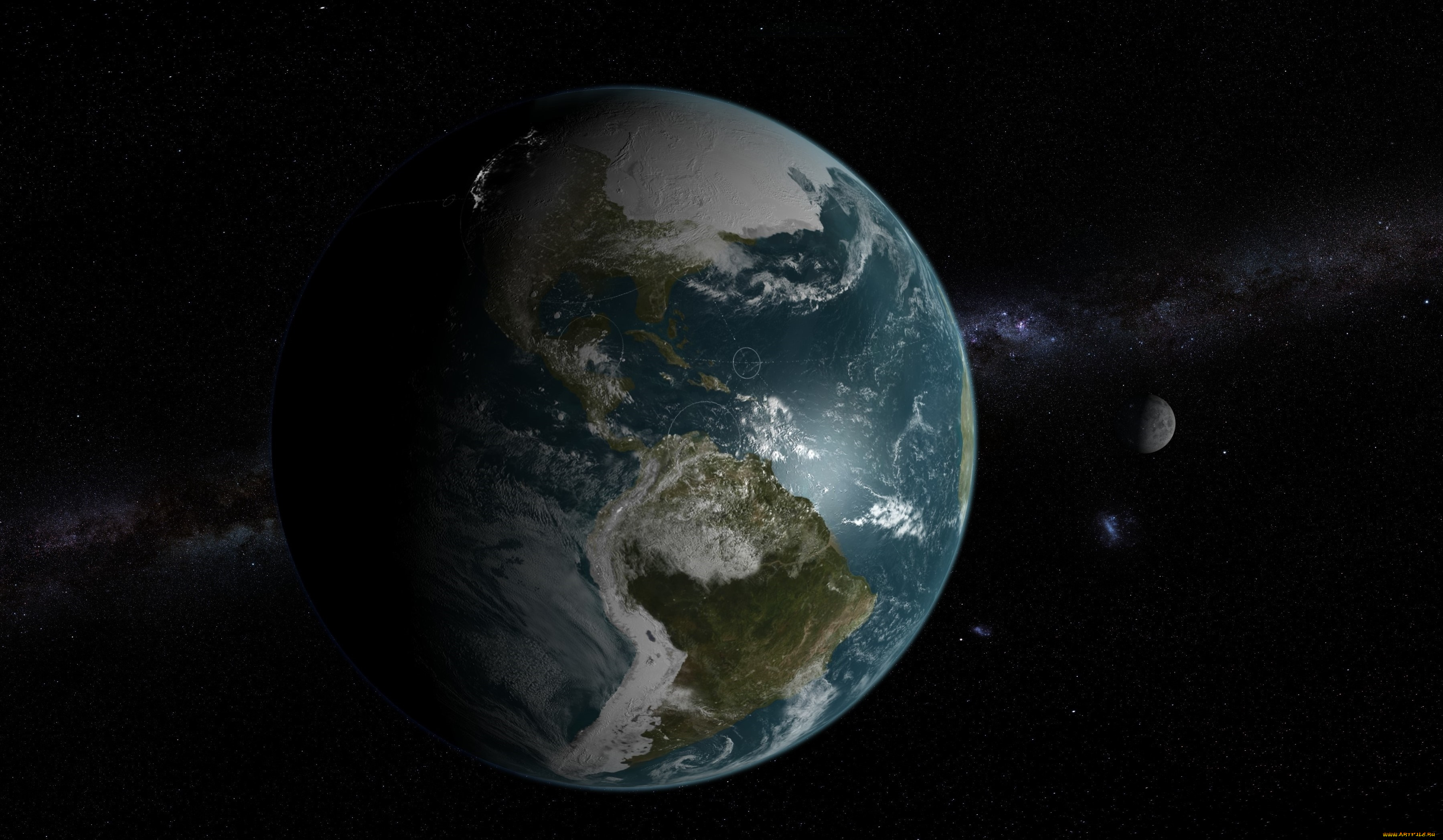 космос, земля, планета, вселенная, галактика