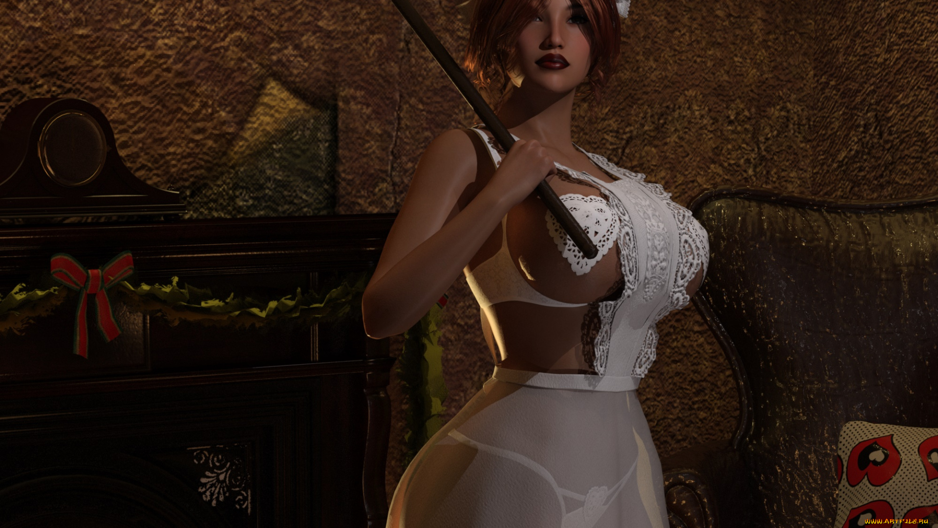 3д, графика, люди, , people, девушка, взгляд, фон