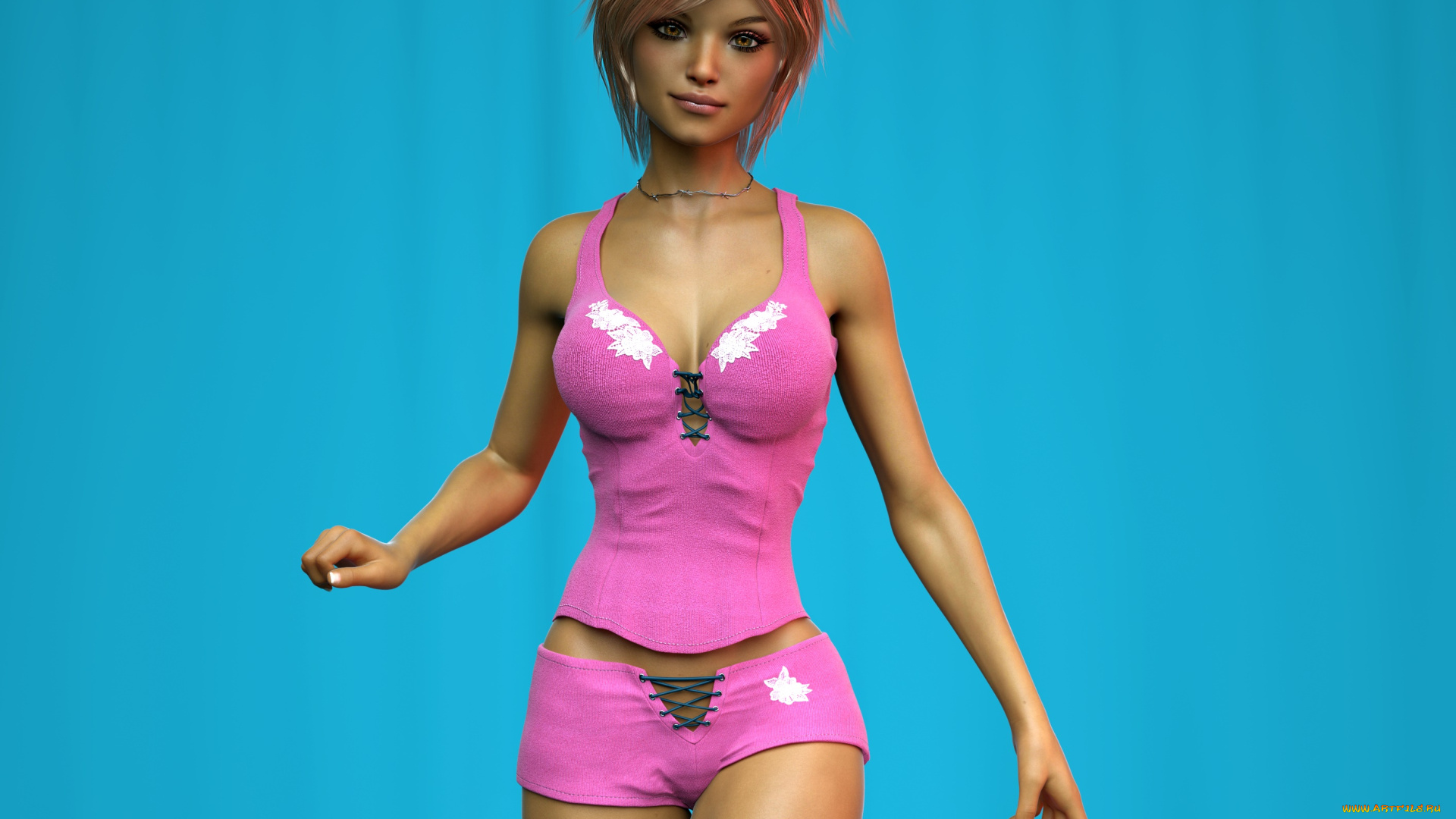 3д, графика, люди, , people, взгляд, девушка, фон