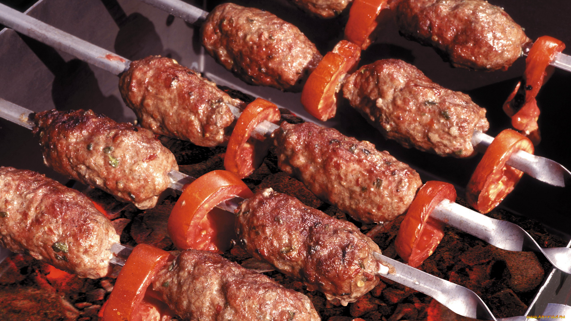 еда, шашлык, , барбекю, кебаб, шампуры