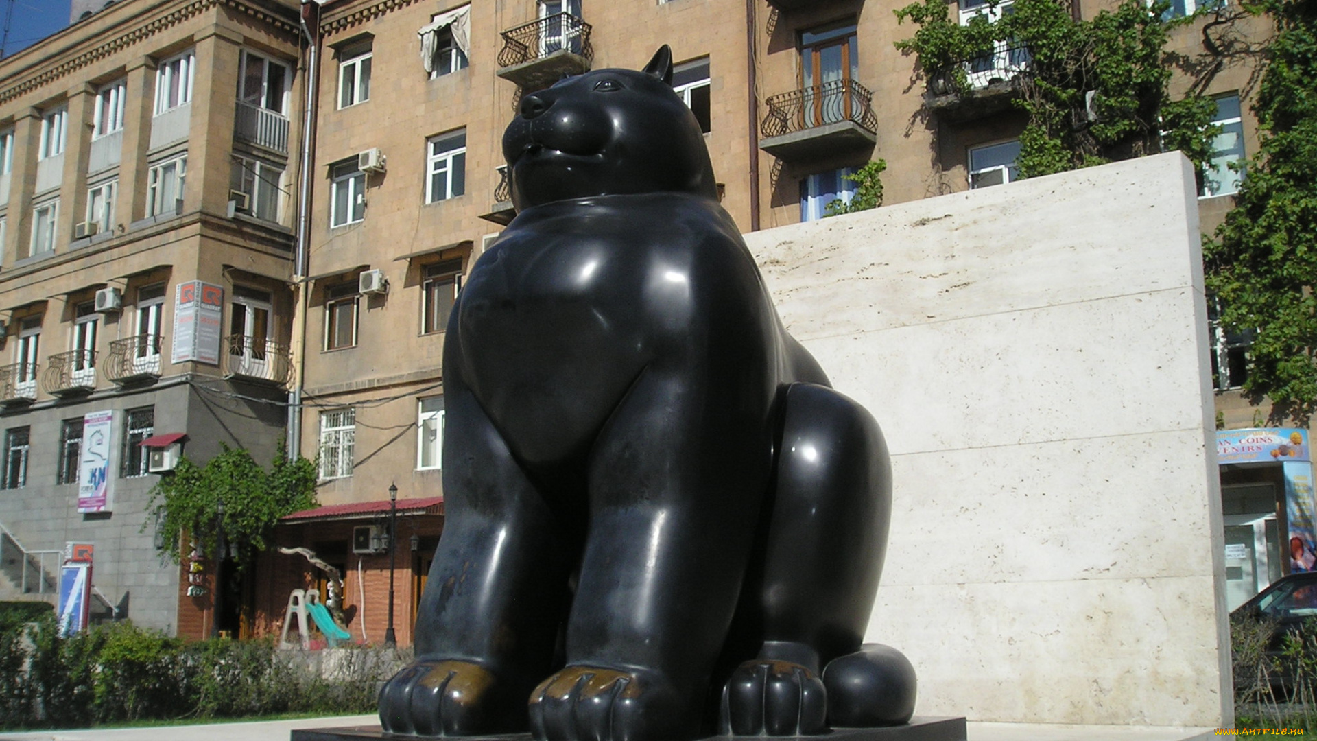 города, -, памятники, , скульптуры, , арт-объекты, памятник, коту, ереван